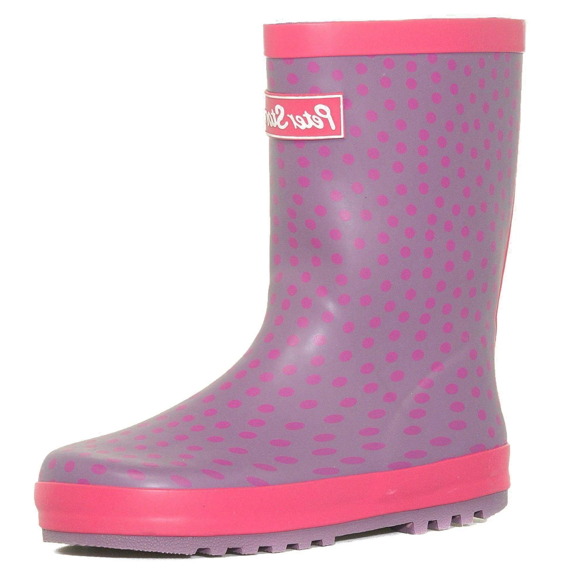 Girls' Spotted Trim Wellies - Image 6