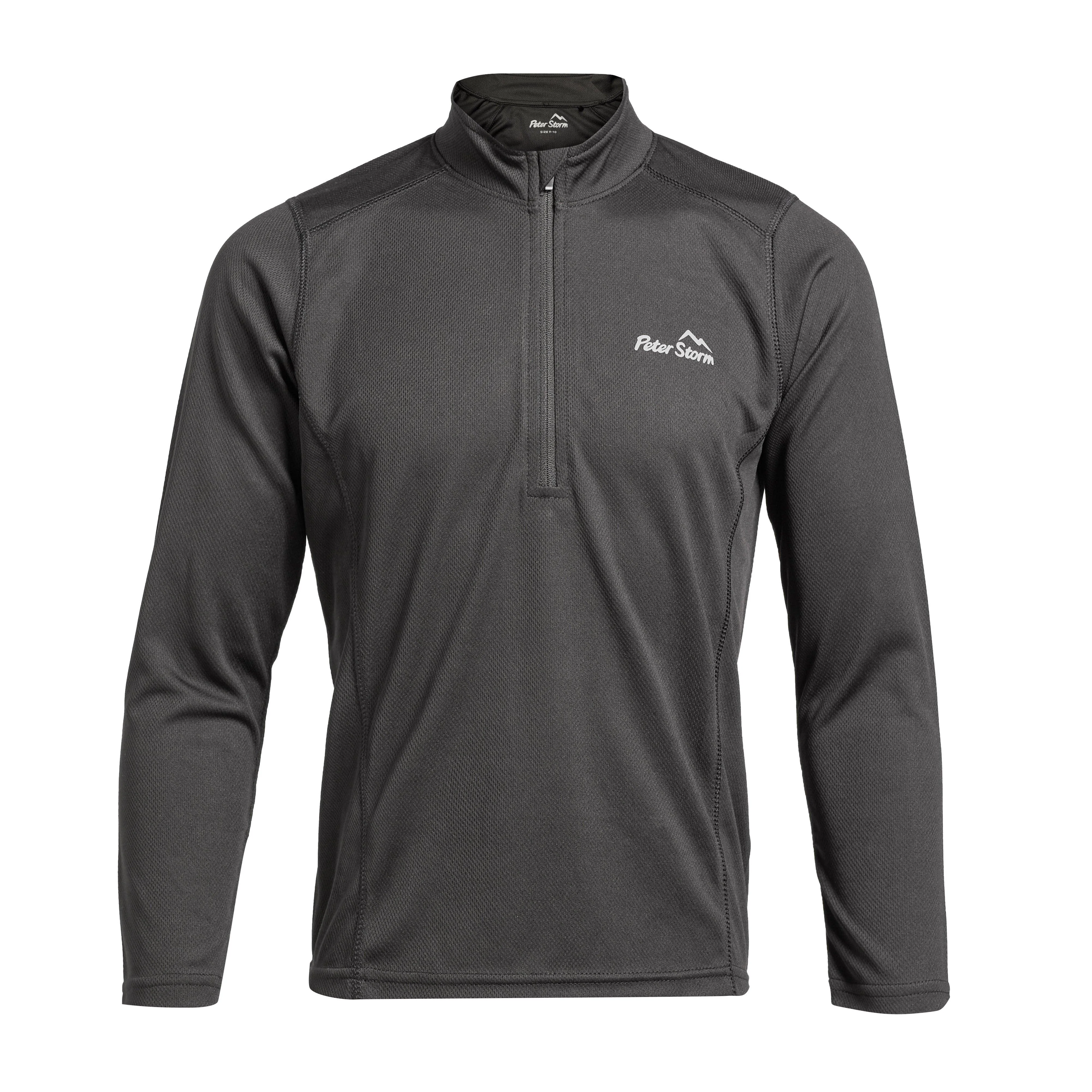 Kids' Balance Long Sleeve Baselayer Zip Tee - Image 6