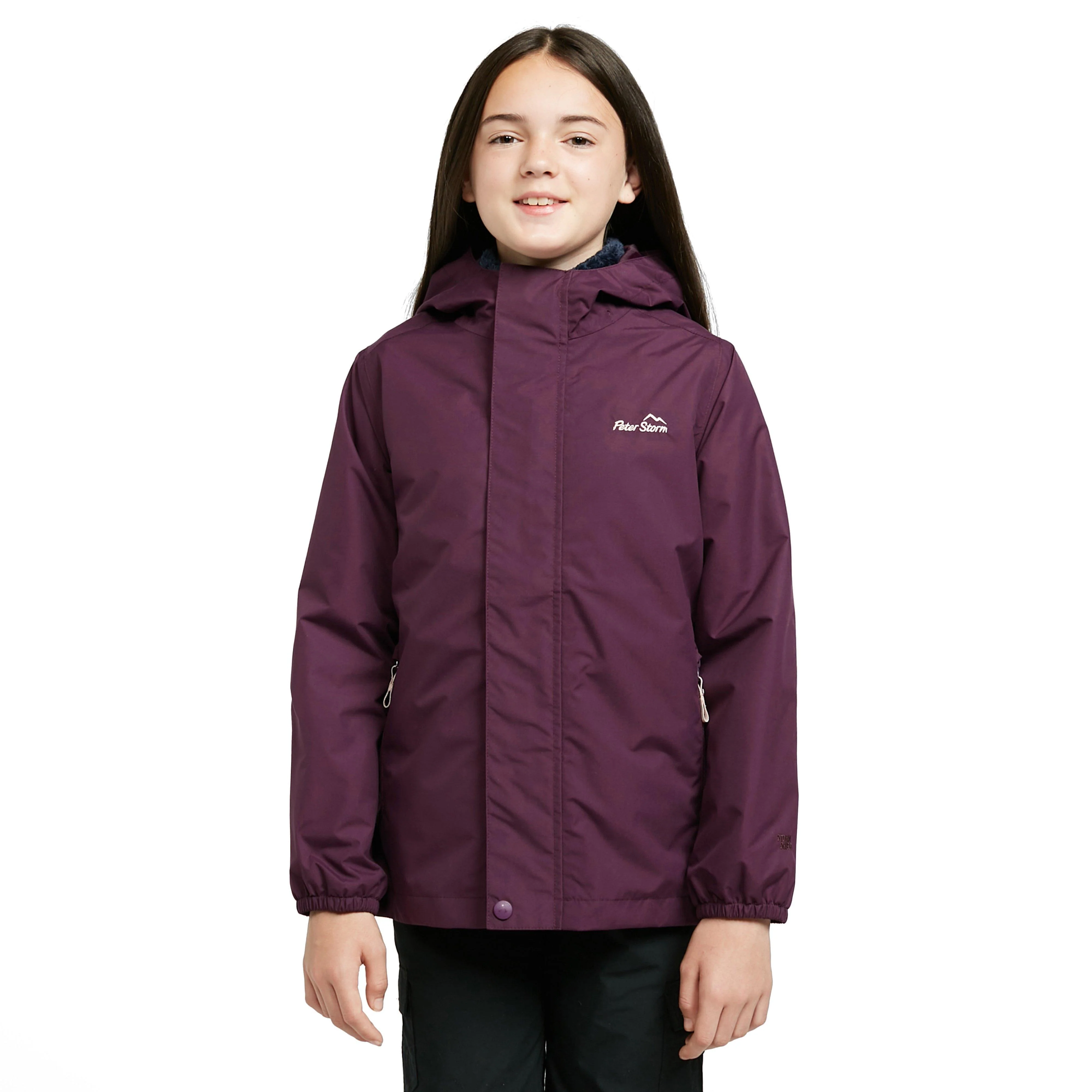 Kids Everyday Waterproof Jacket Purple - Image 7