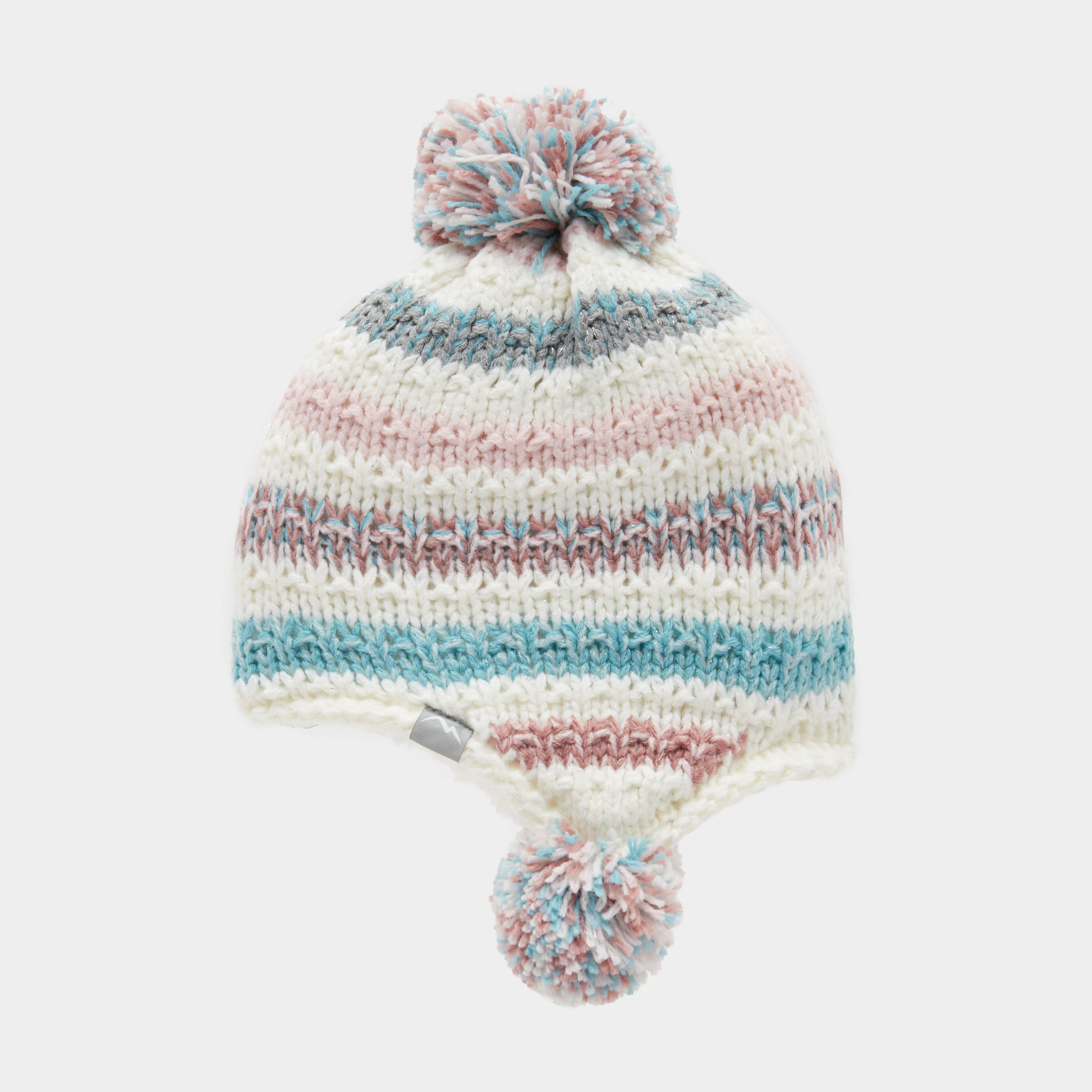 Kids Knitted Pom Hat Multi - Image 5