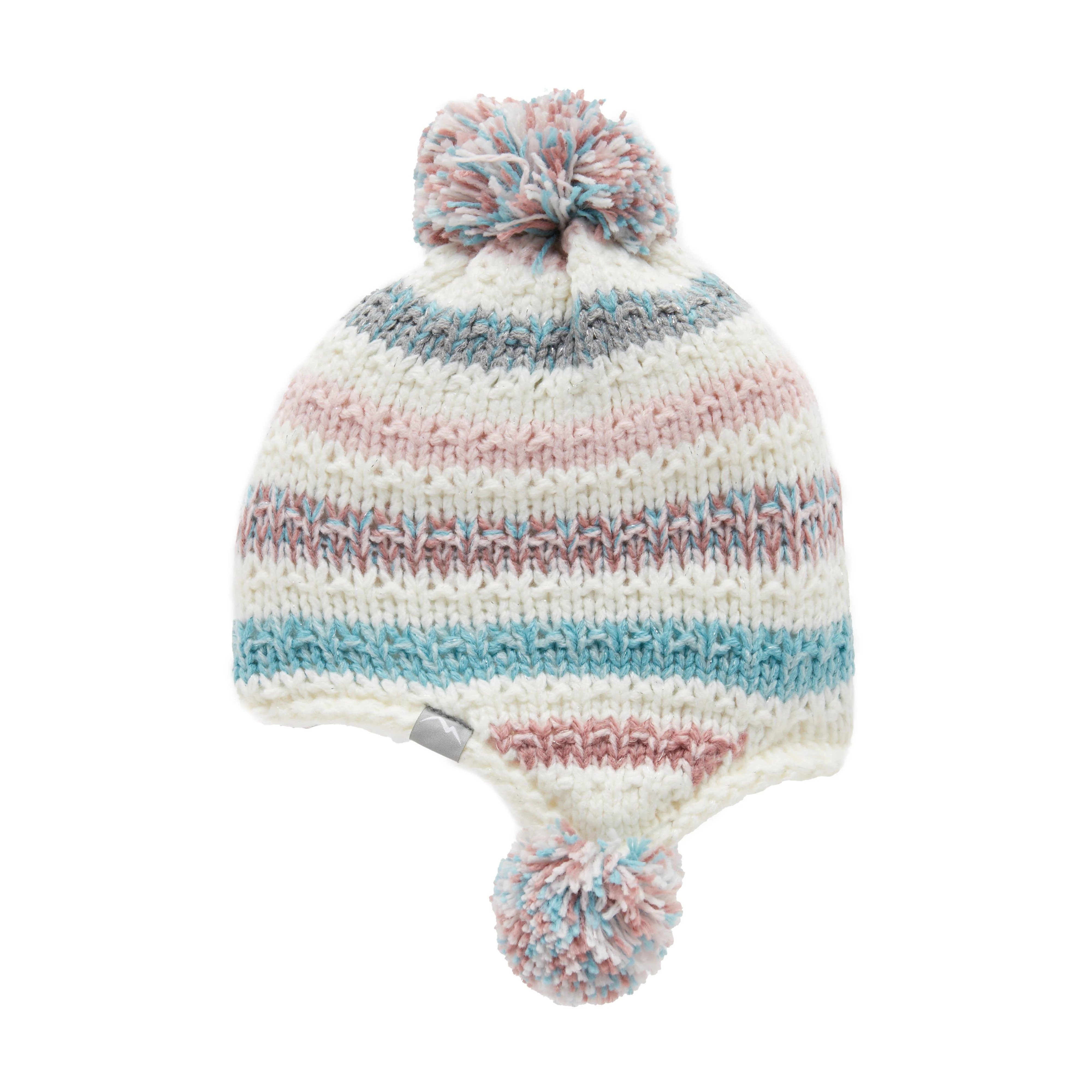 Kids Knitted Pom Hat Multi - Image 8