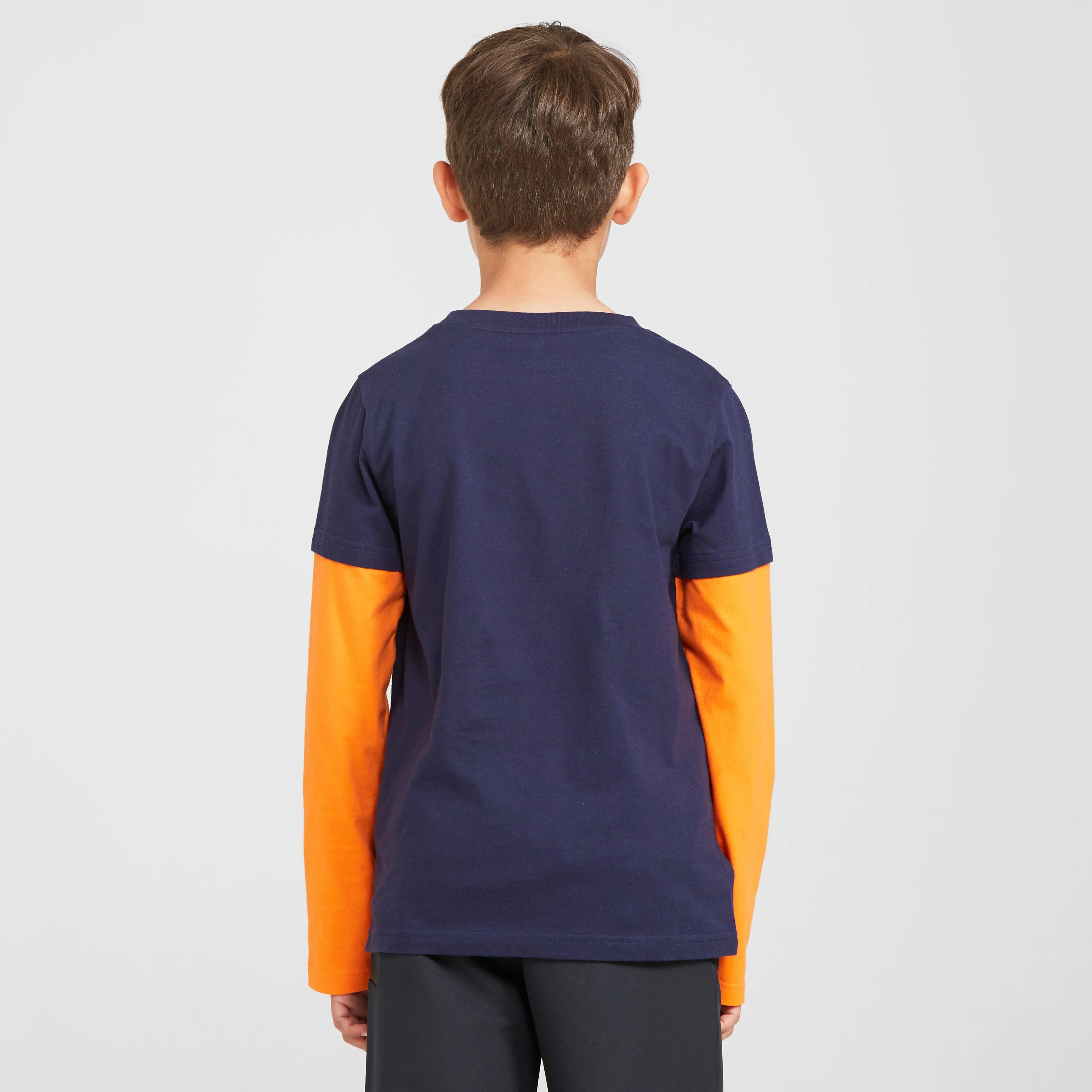 Kids’ Long Sleeve Layered T-Shirt - Image 2