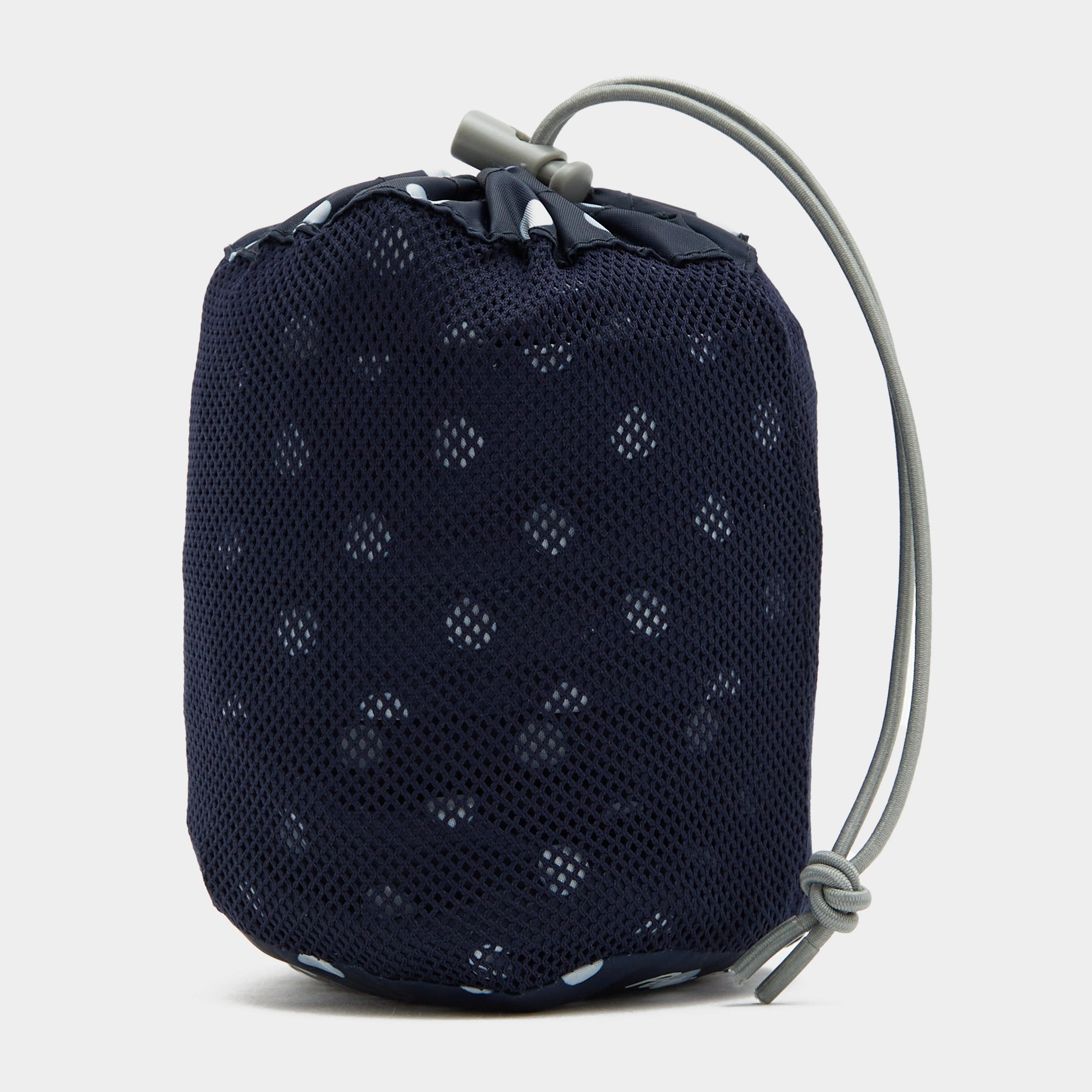 Kids Packable Waterproof Jacket Navy/White Polka Dot - Image 8