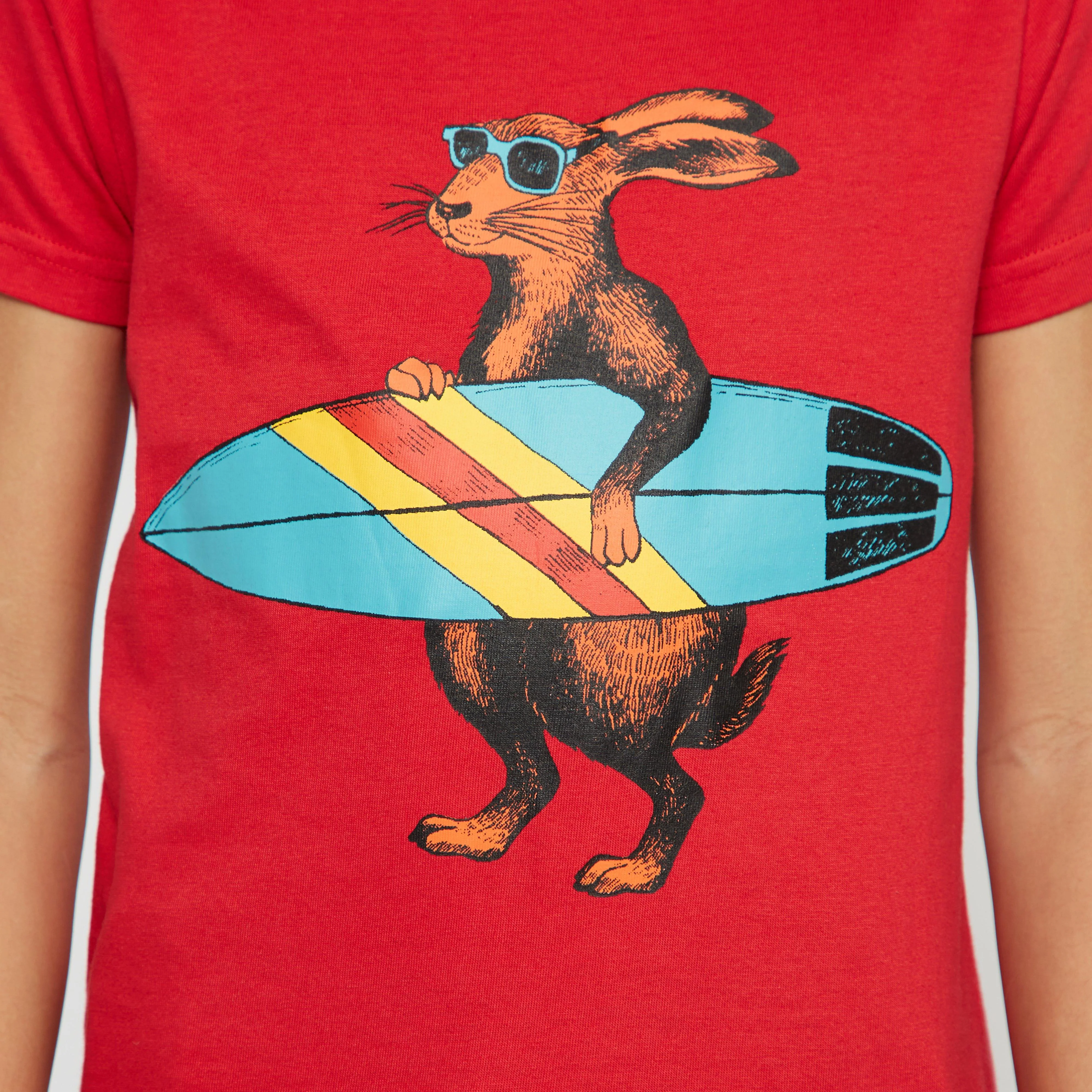 Kids' Surf Rabbit T-Shirt - Image 5
