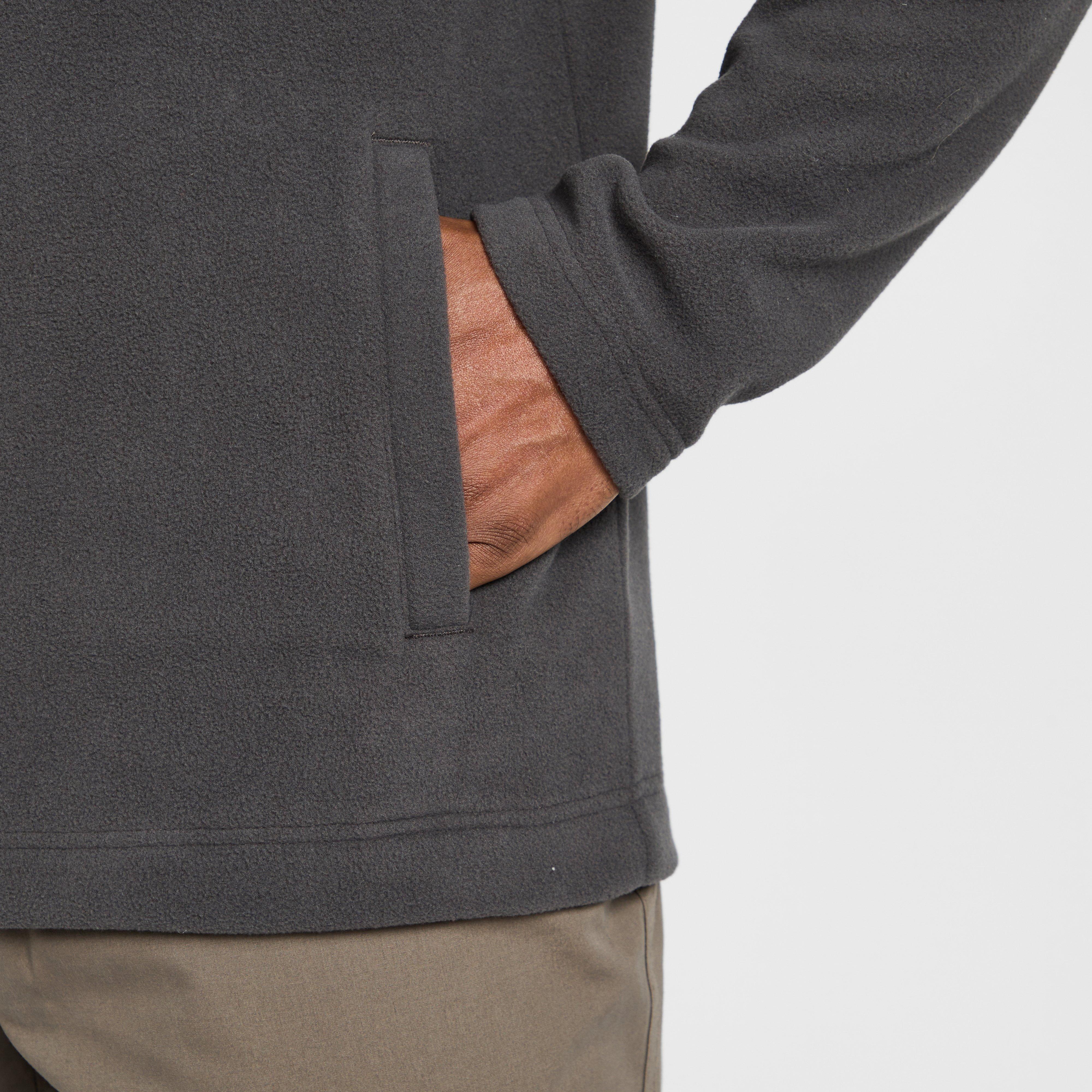 Mens Bracken Full Zip Fleece Grey - Image 5