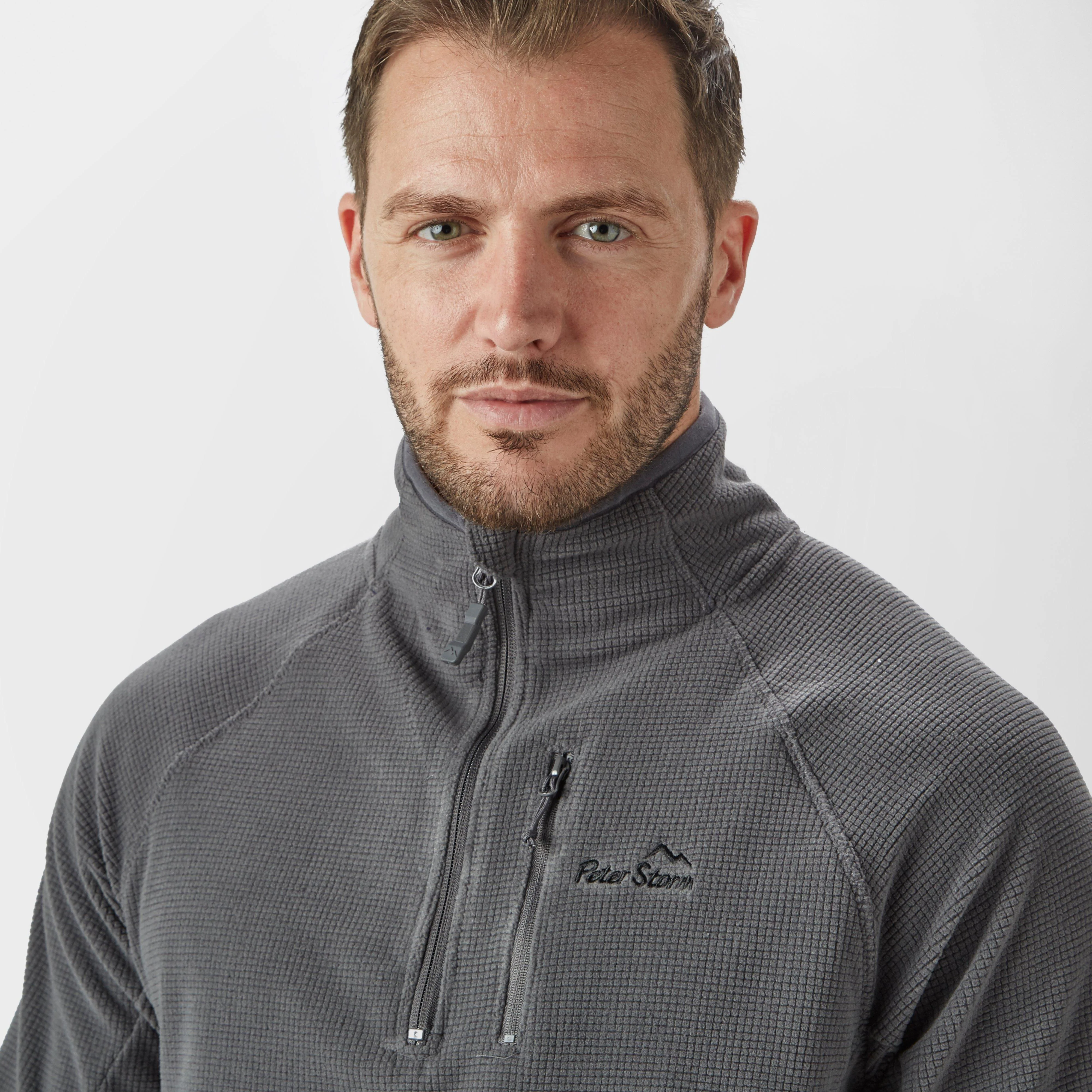 Men's Grid Half Zip Fleece - Image 4