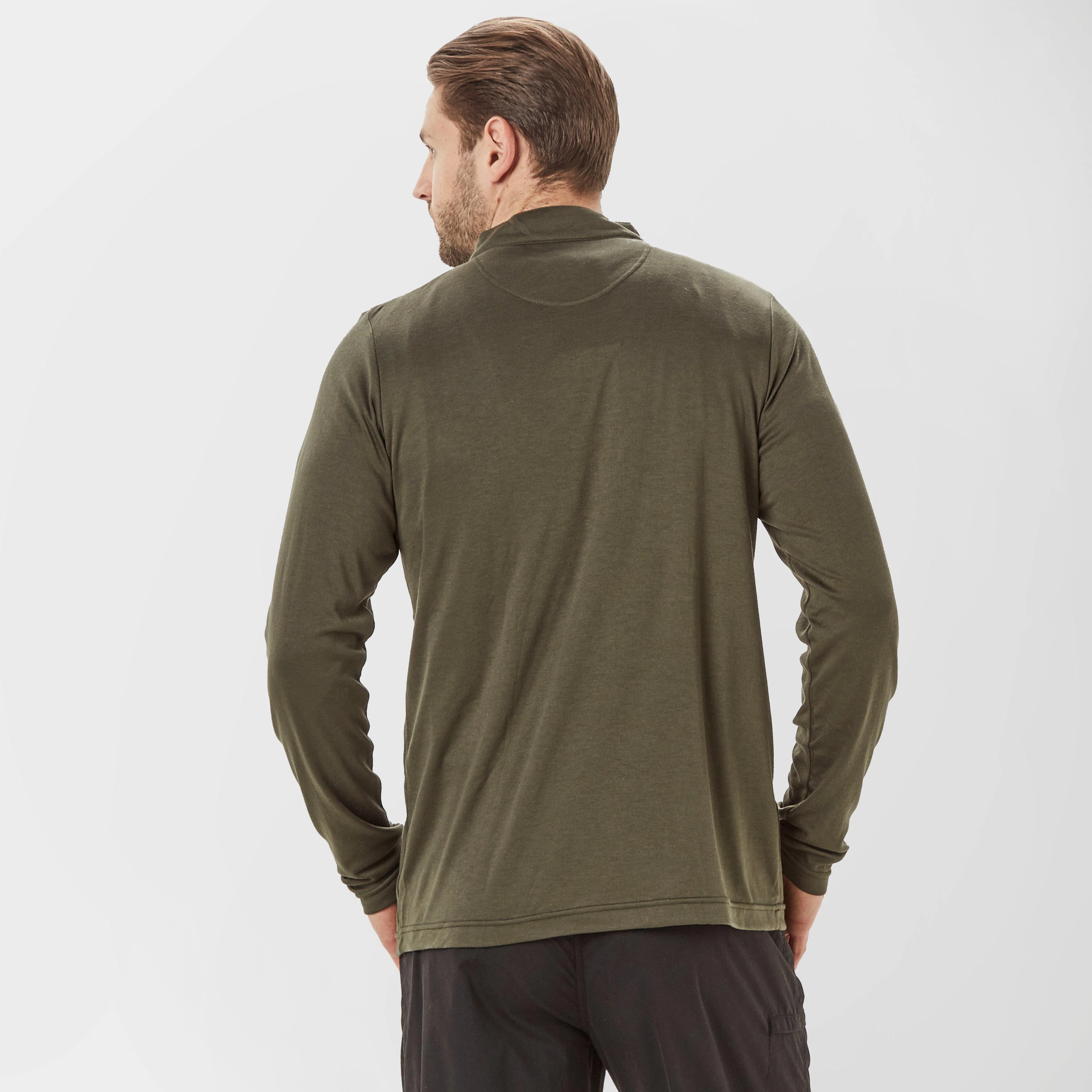 Men's Long Sleeve Zip Neck Thermal T-Shirt - Image 2