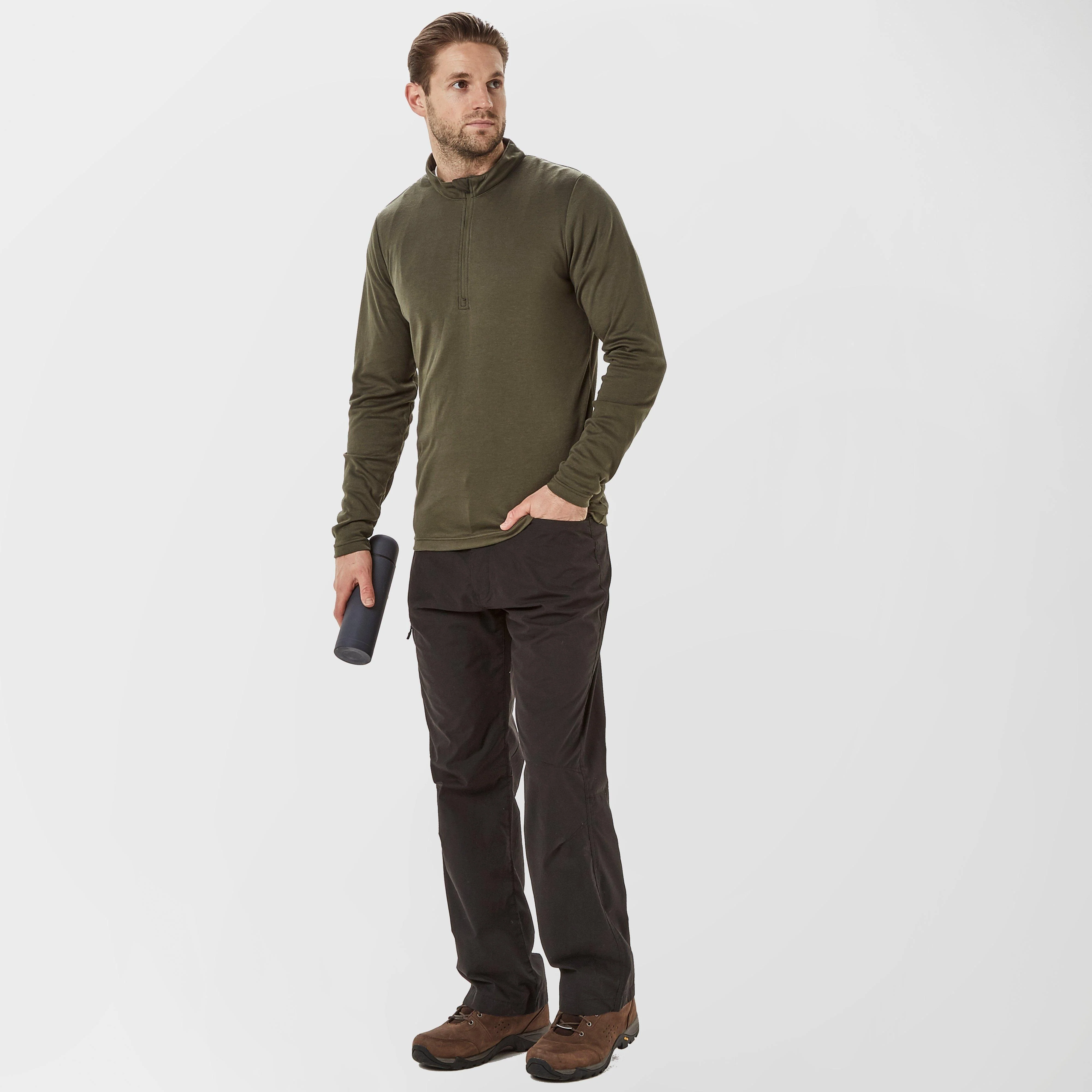 Men's Long Sleeve Zip Neck Thermal T-Shirt - Image 3