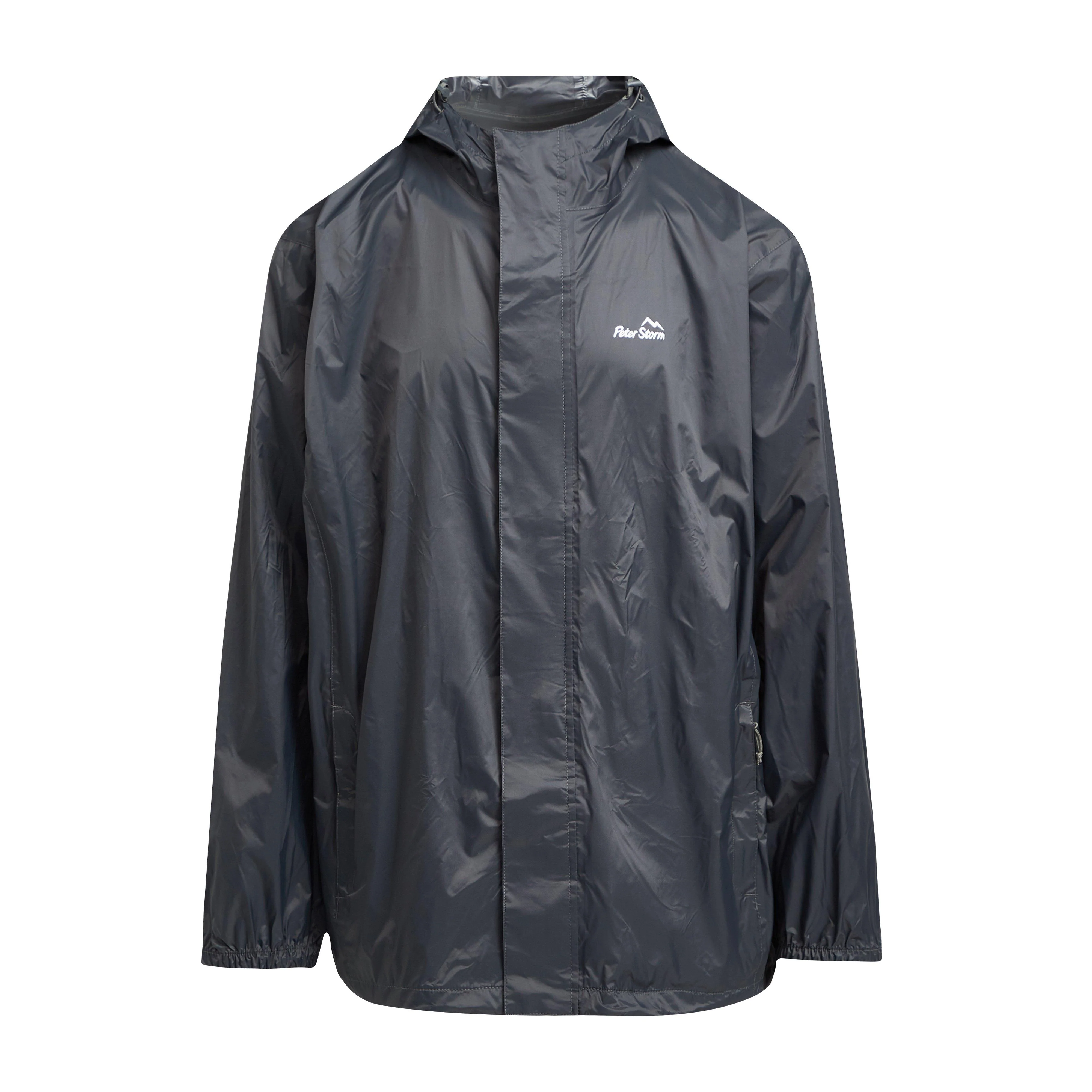Mens Packable Jacket Grey - Image 9