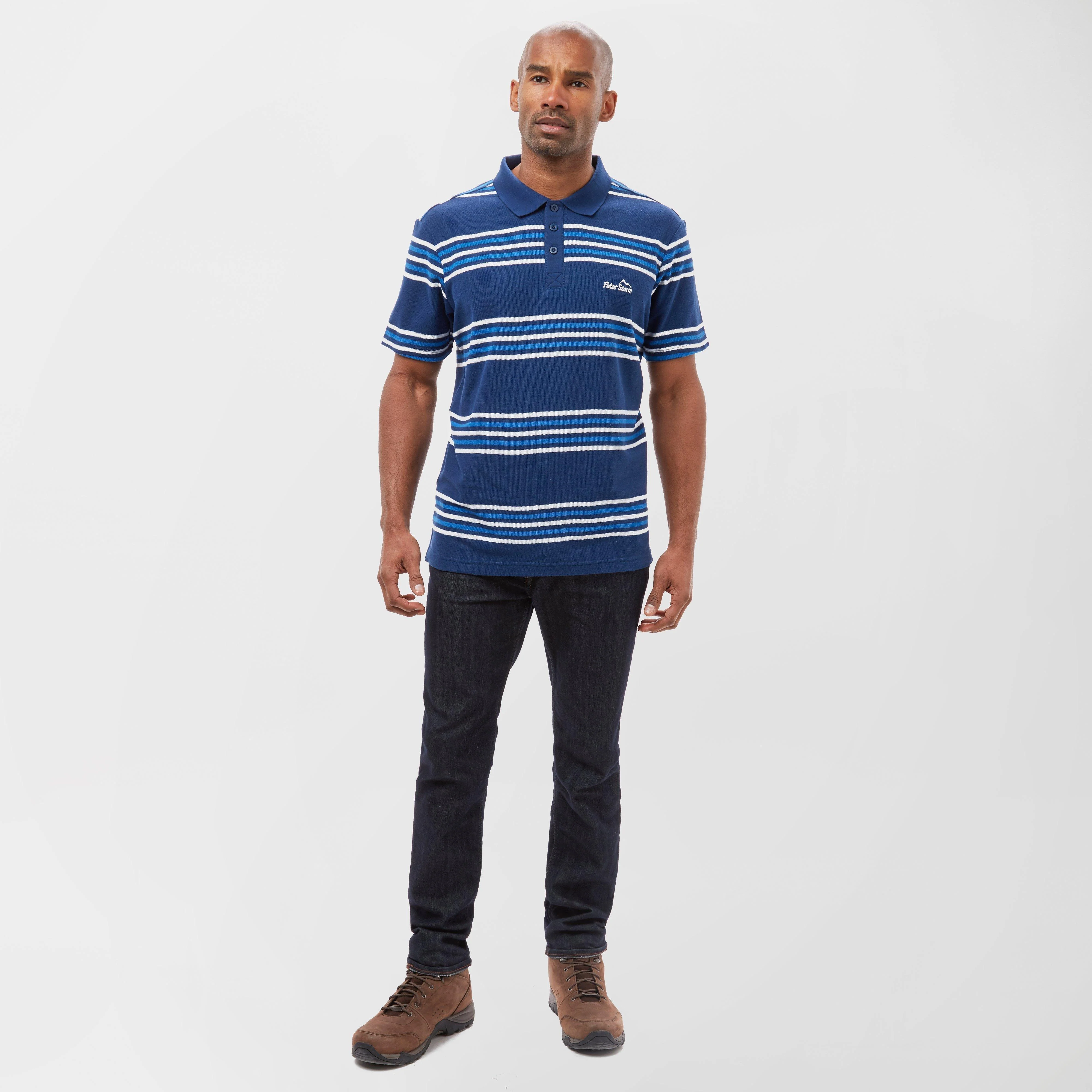 Men’s Striped Polo Shirt - Image 3