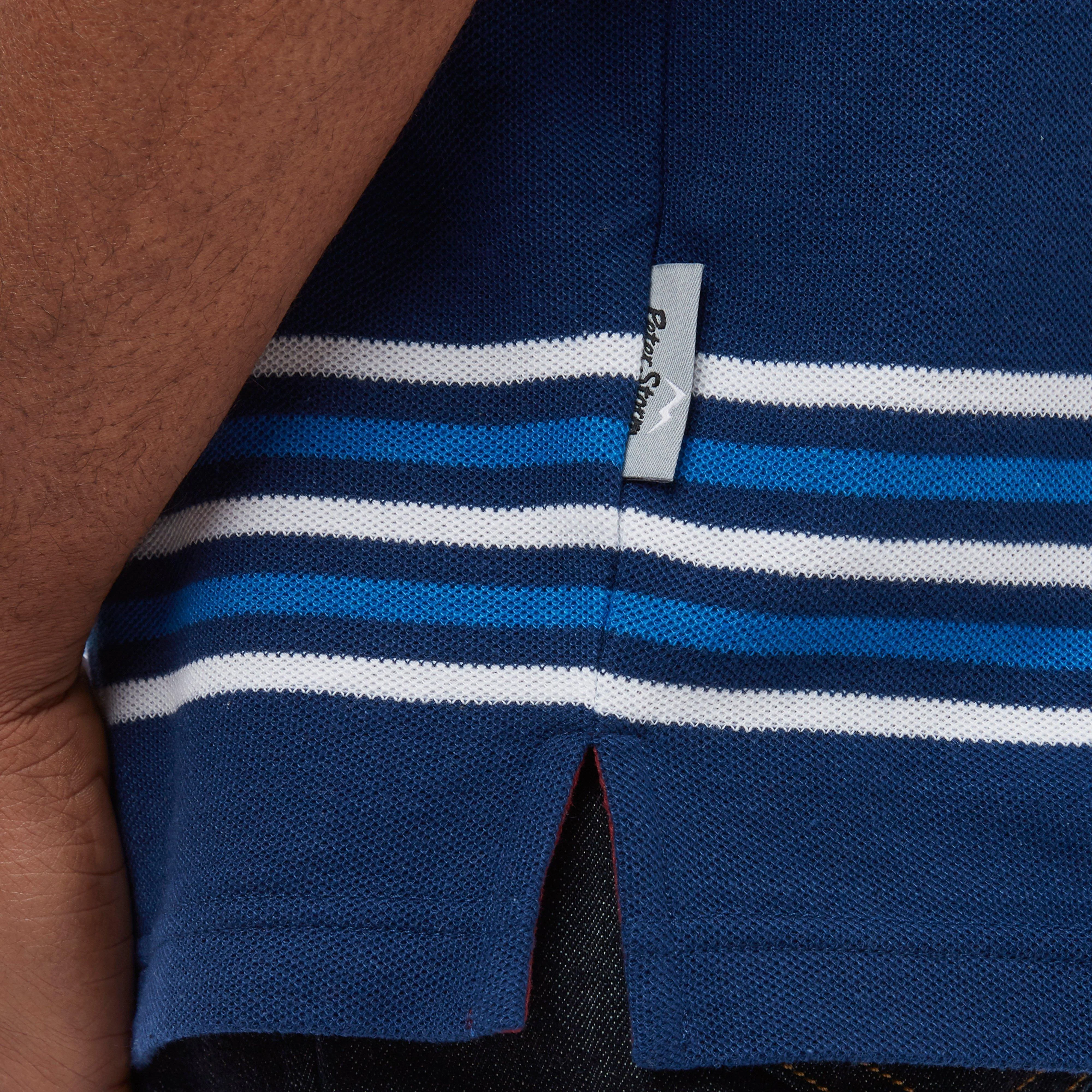 Men’s Striped Polo Shirt - Image 5
