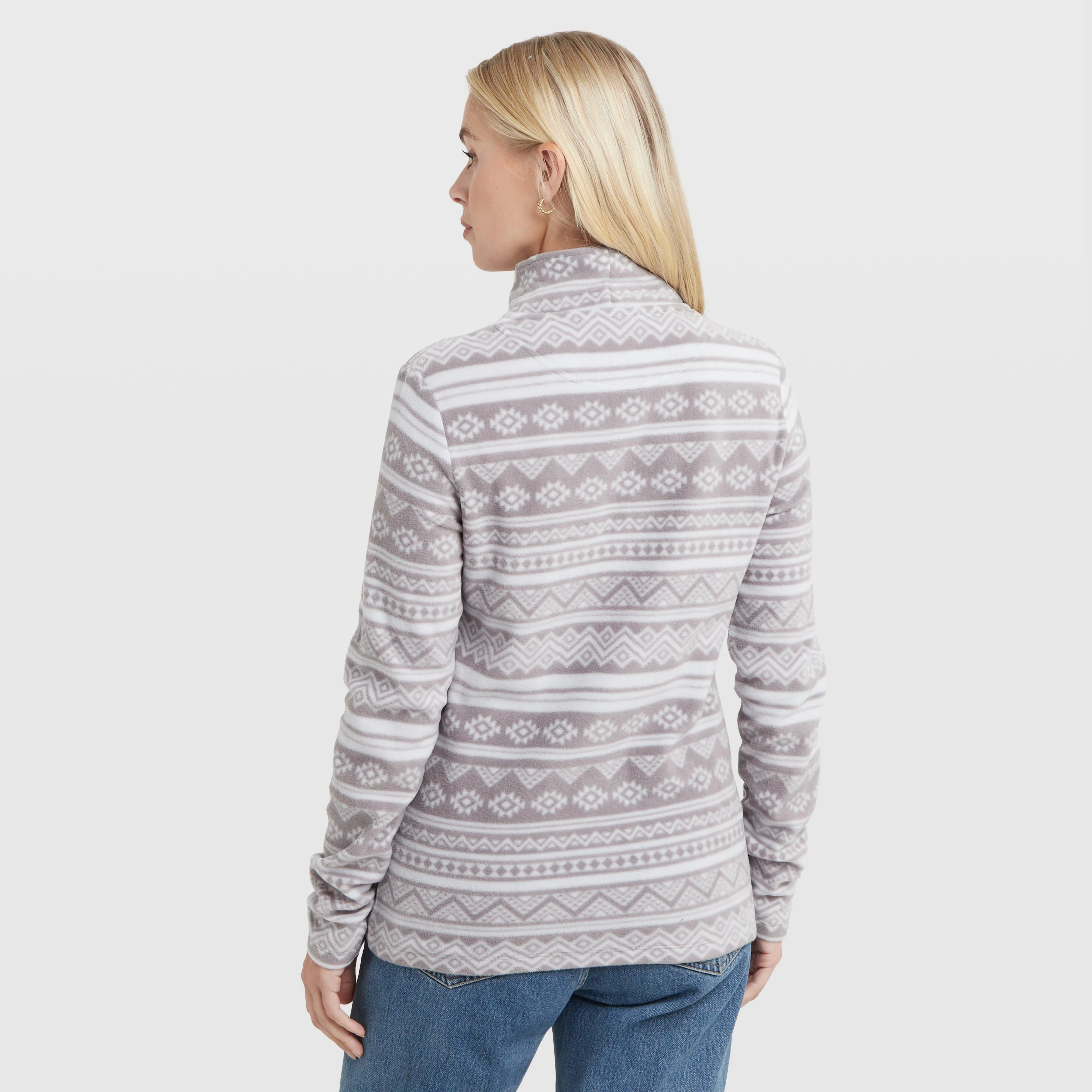 Women's Bracken Printed Half Zip Fleece - Image 2