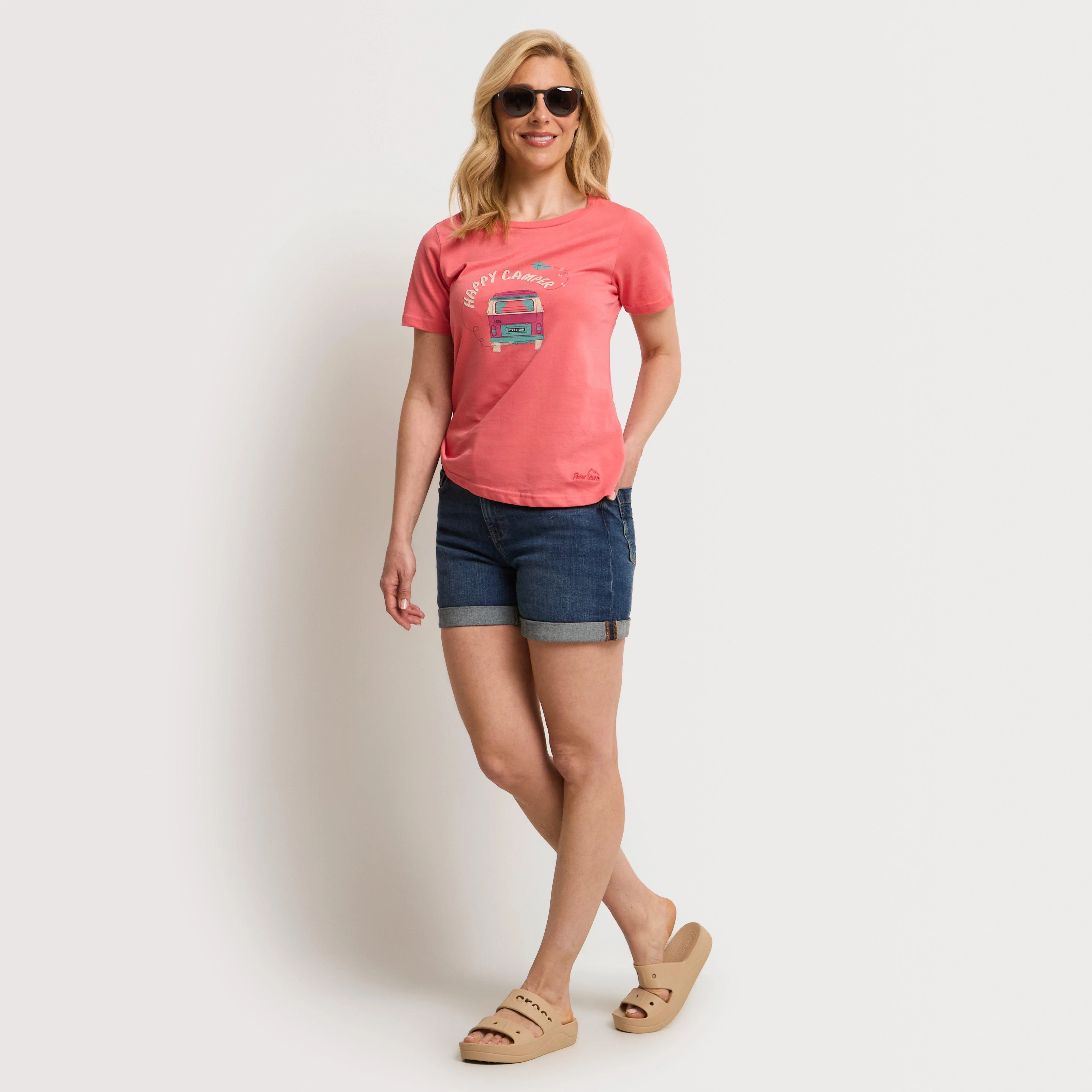 Women’s Happy Camper T-shirt - Image 2