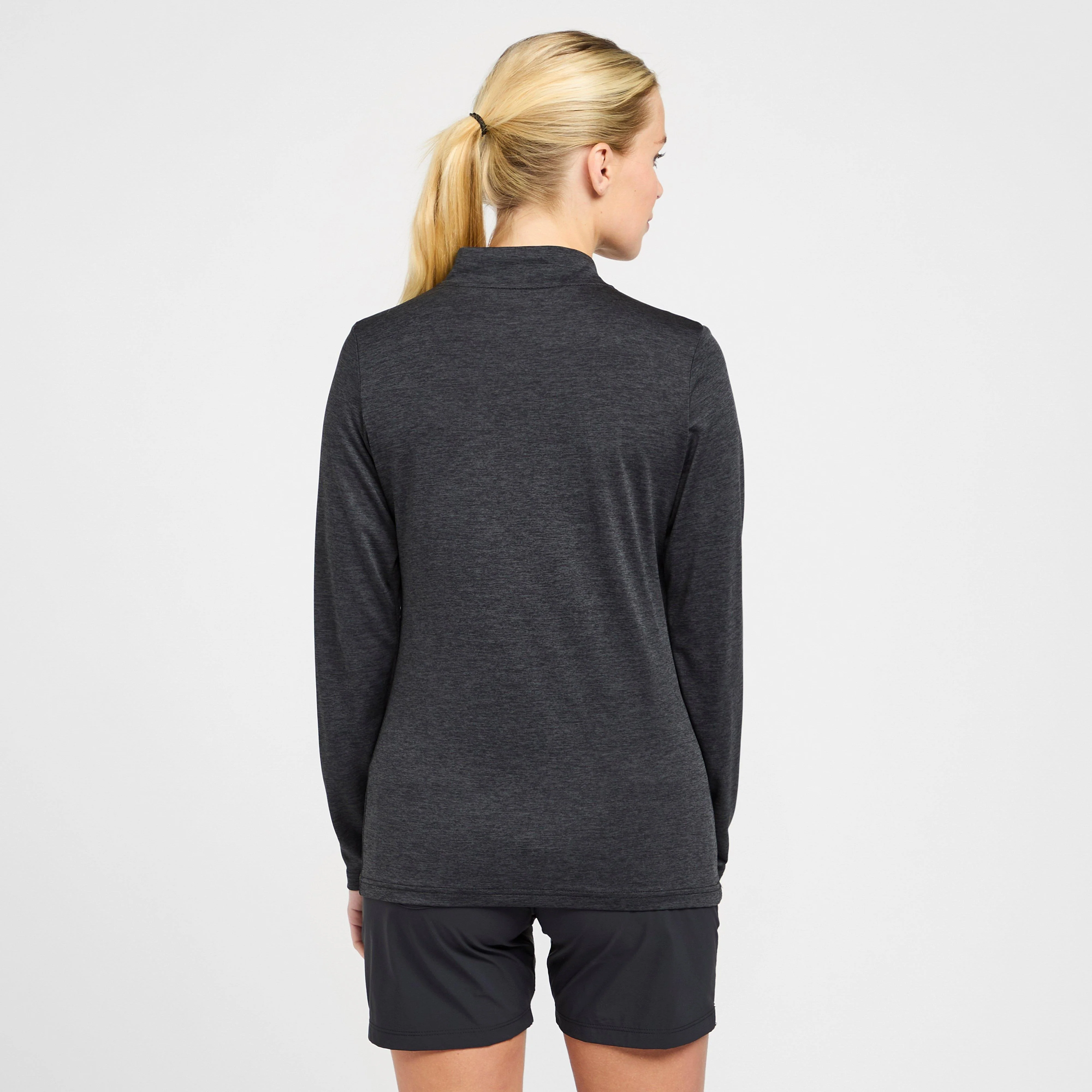 Women’s Long Sleeved Zipped Active T-Shirt - Image 2