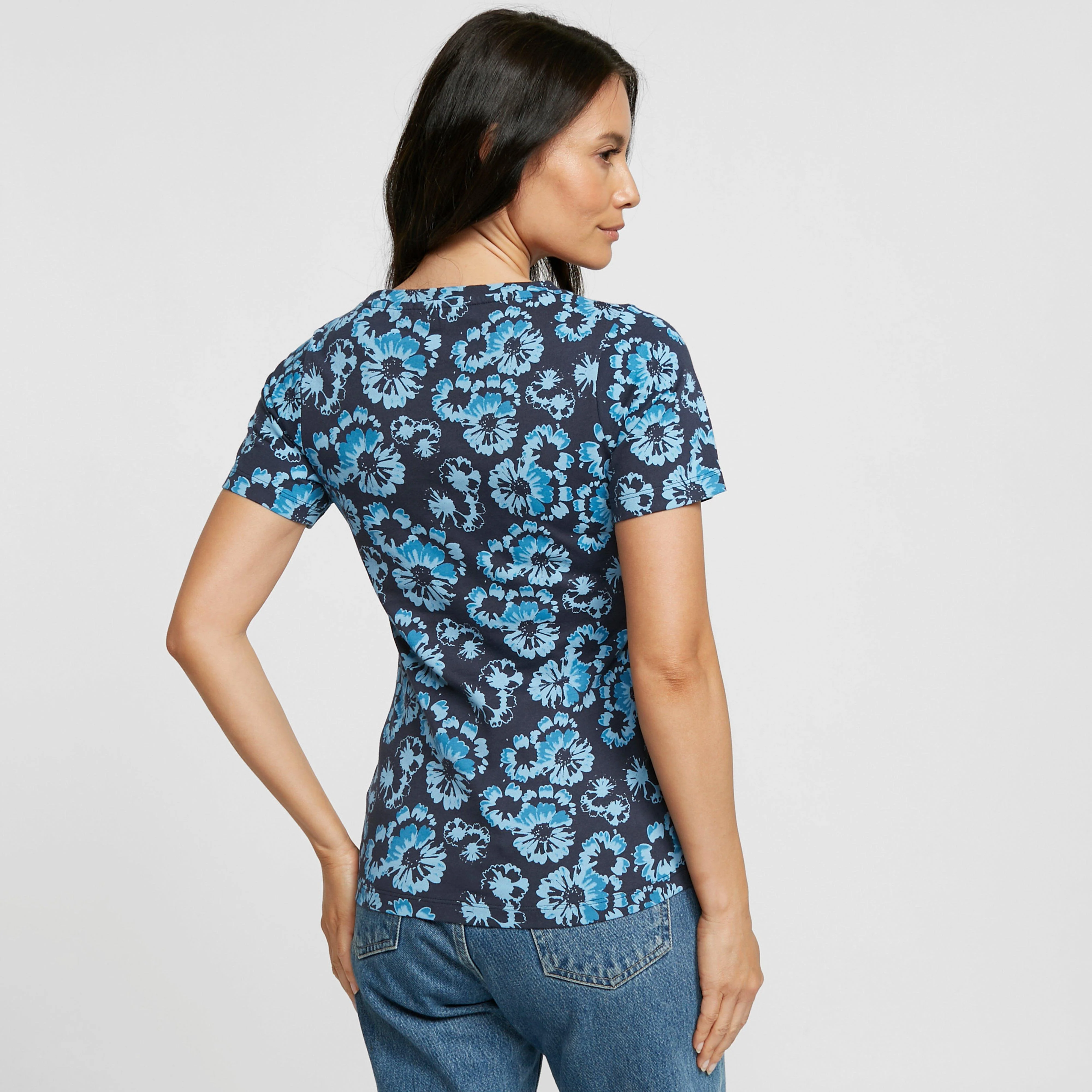 Women’s Patsy Flower Short Sleeved Tee - Image 2