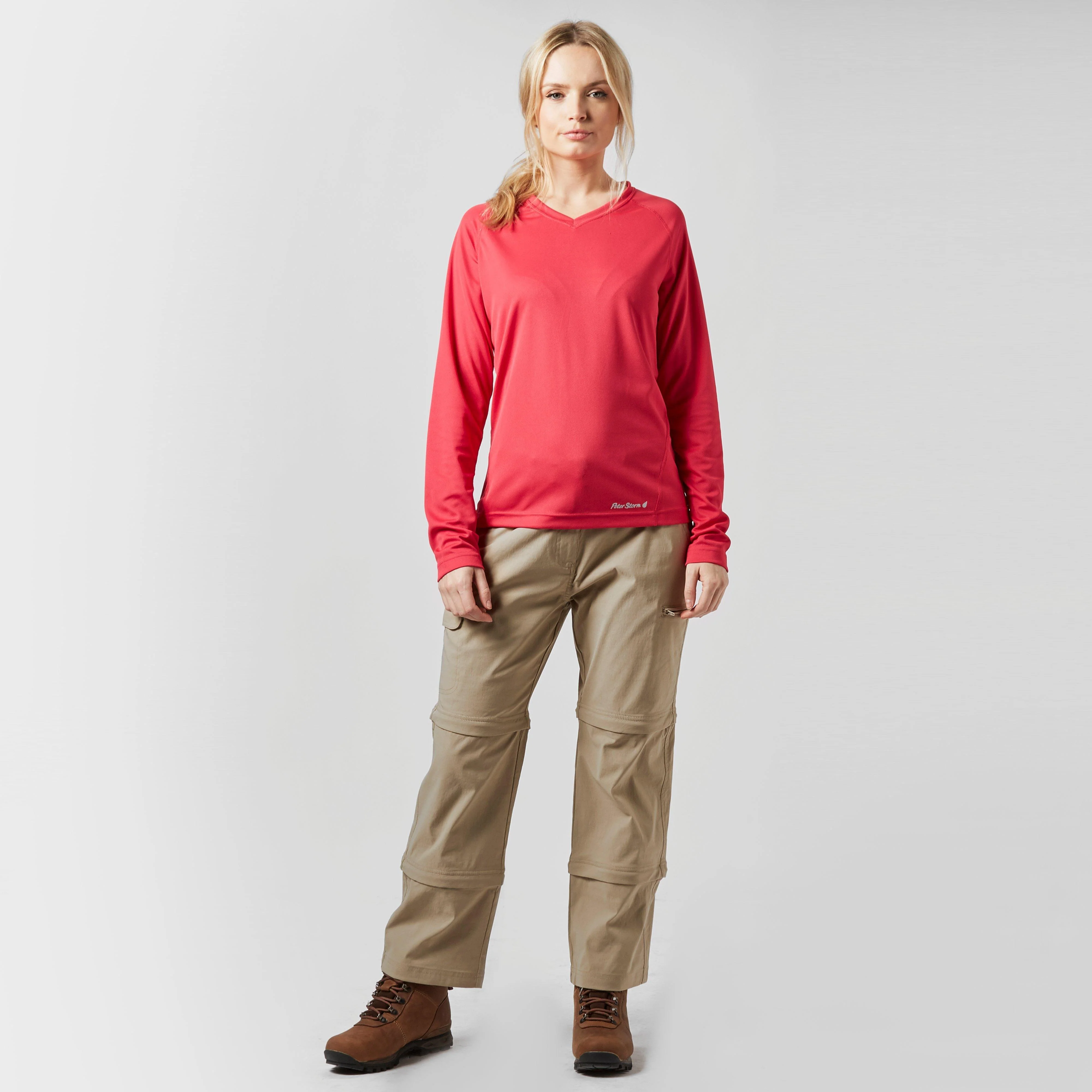 Women's Stretch Double Zip Off Trousers - Short - Image 3