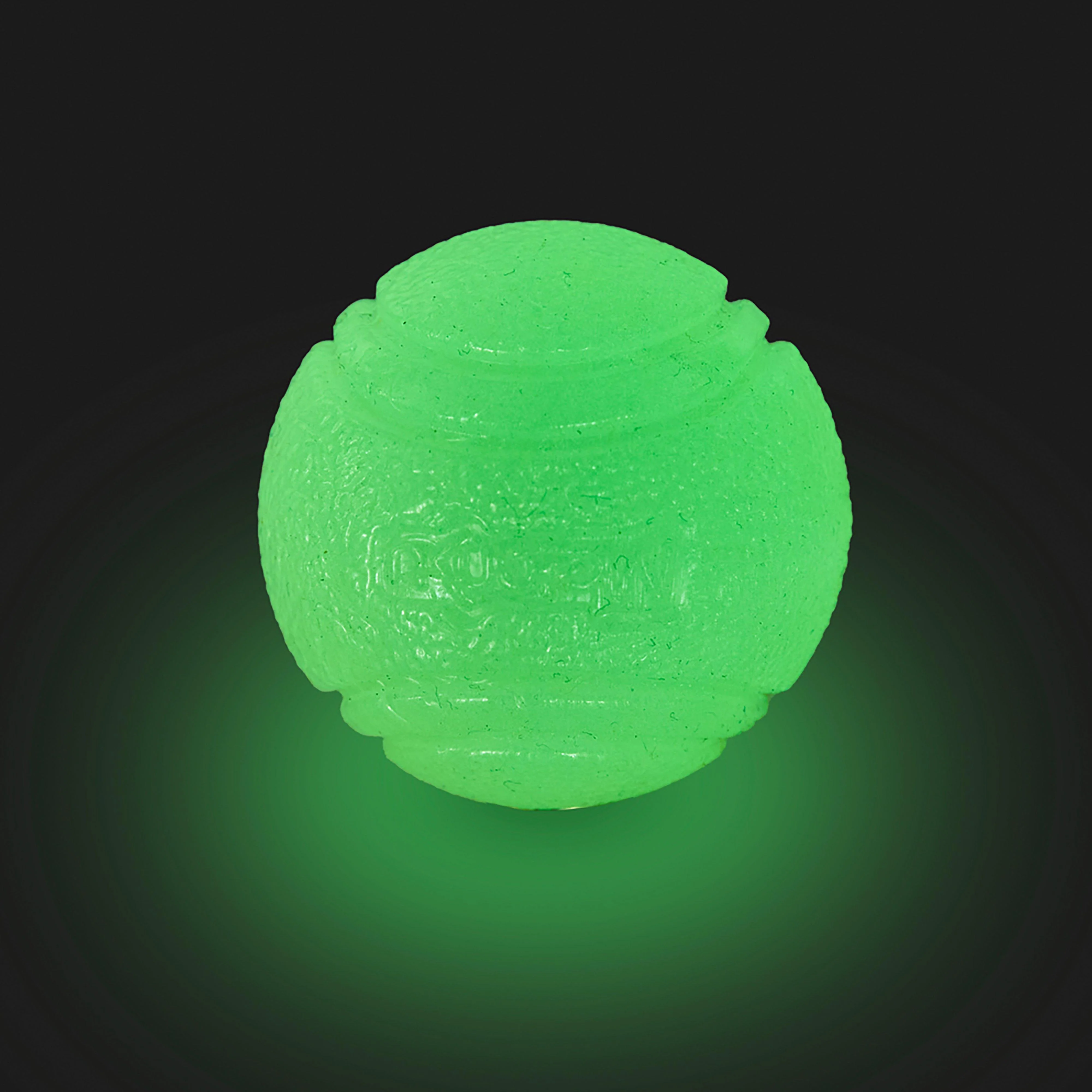 Outdoor Paws Glow In The Dark TPR Ball Dog Toy - Image 4