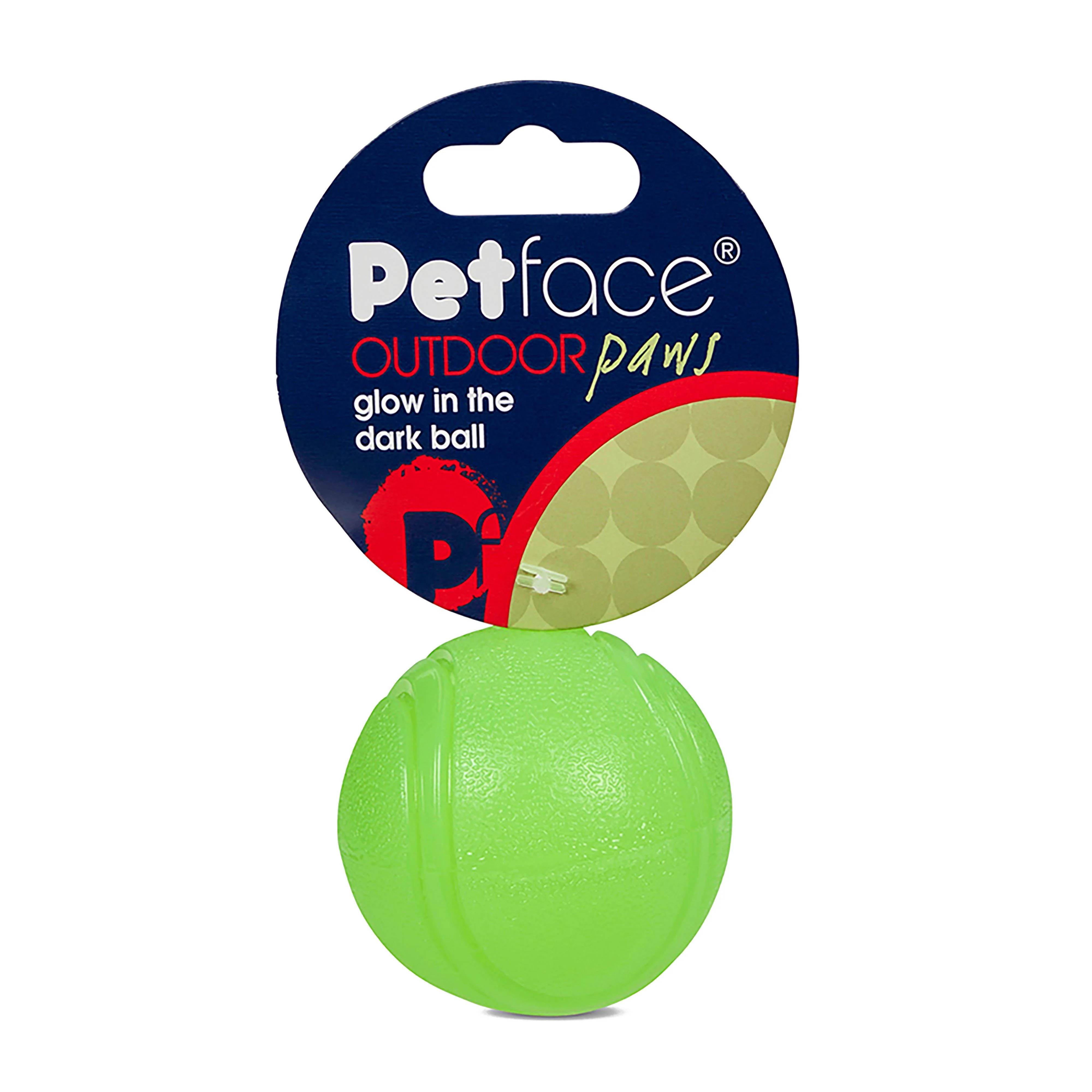 Outdoor Paws Glow In The Dark TPR Ball Dog Toy - Image 5