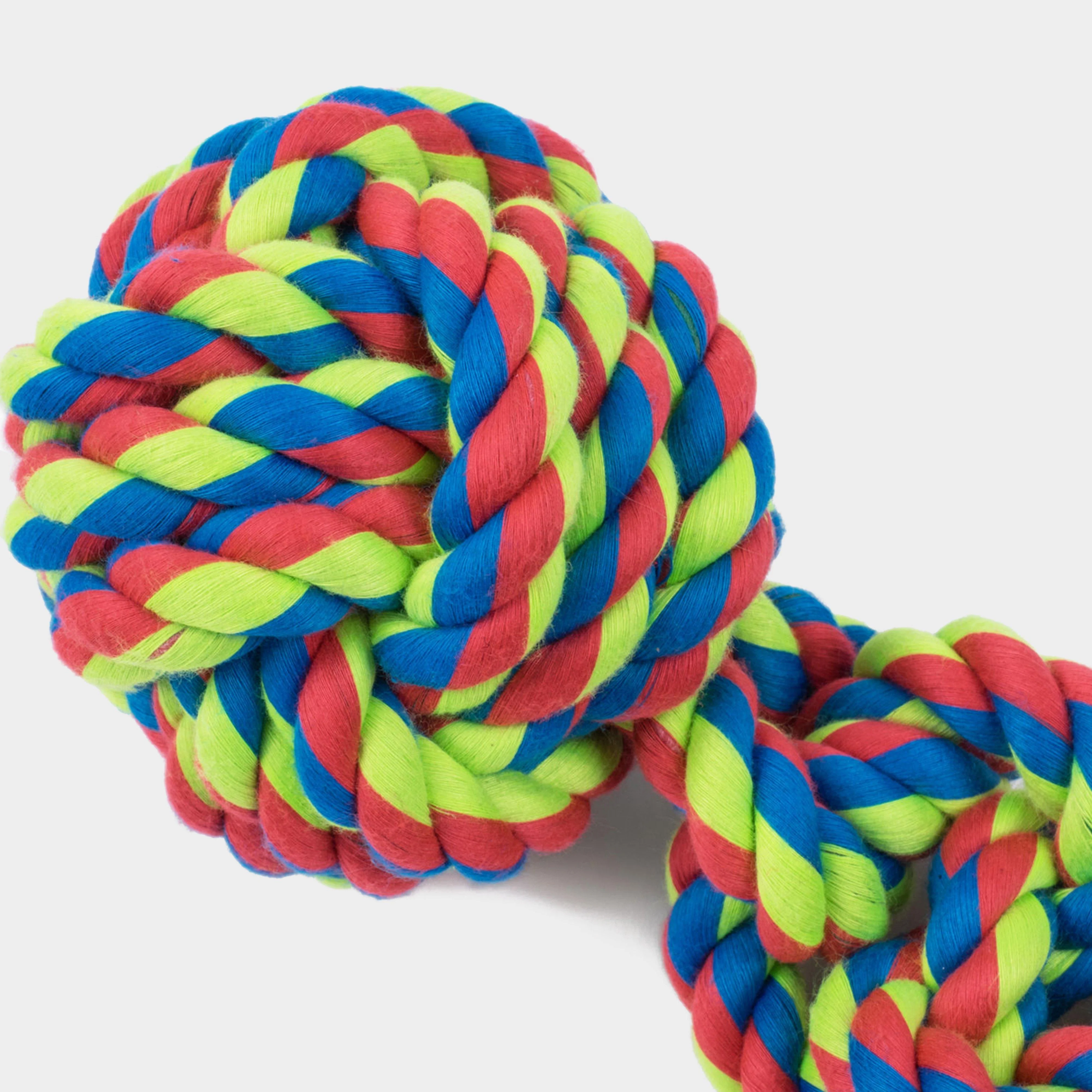 Toyz Rope Ball Tugger Dog Toy - Image 3