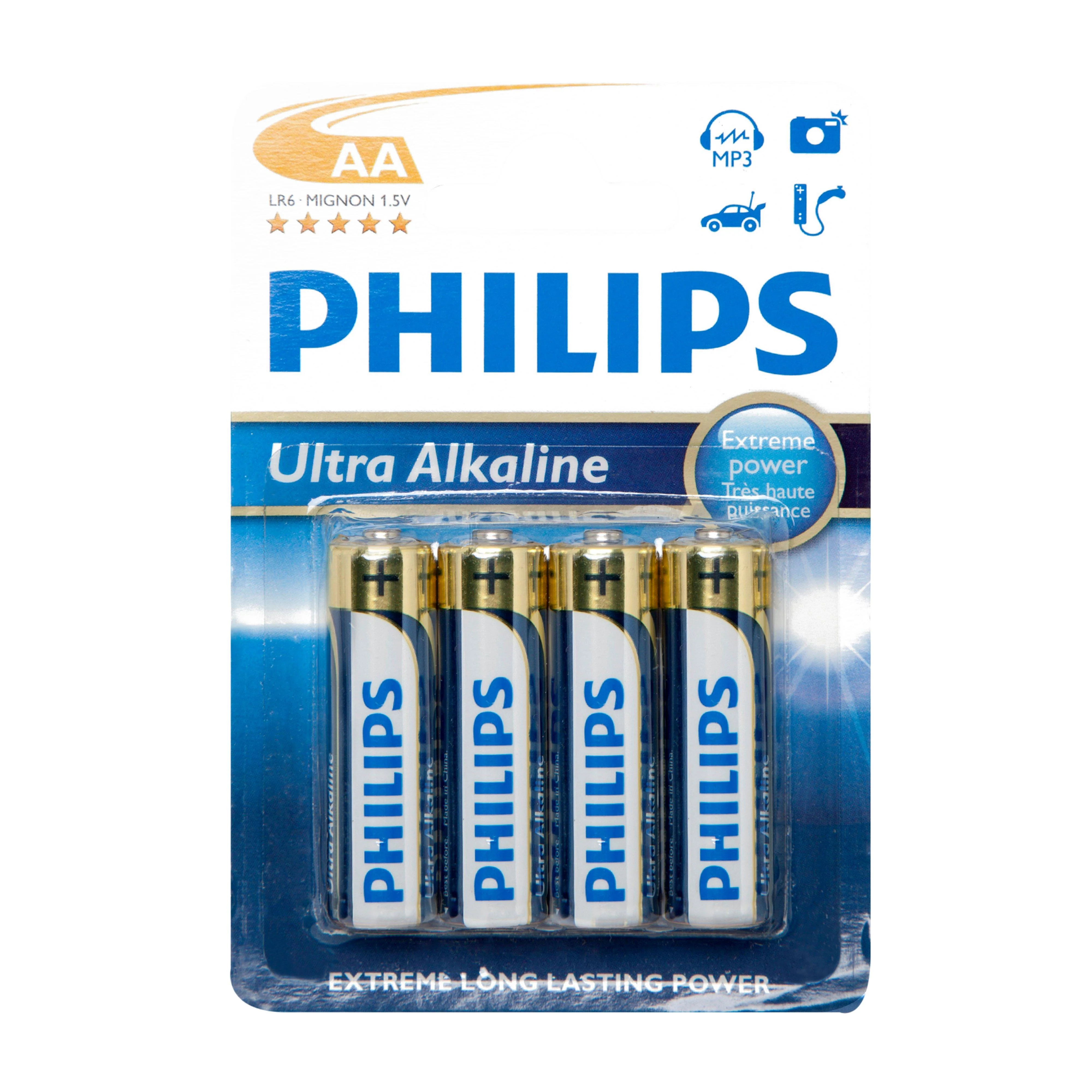 Ultra Alkaline AA Batteries 4 Pack - Image 2
