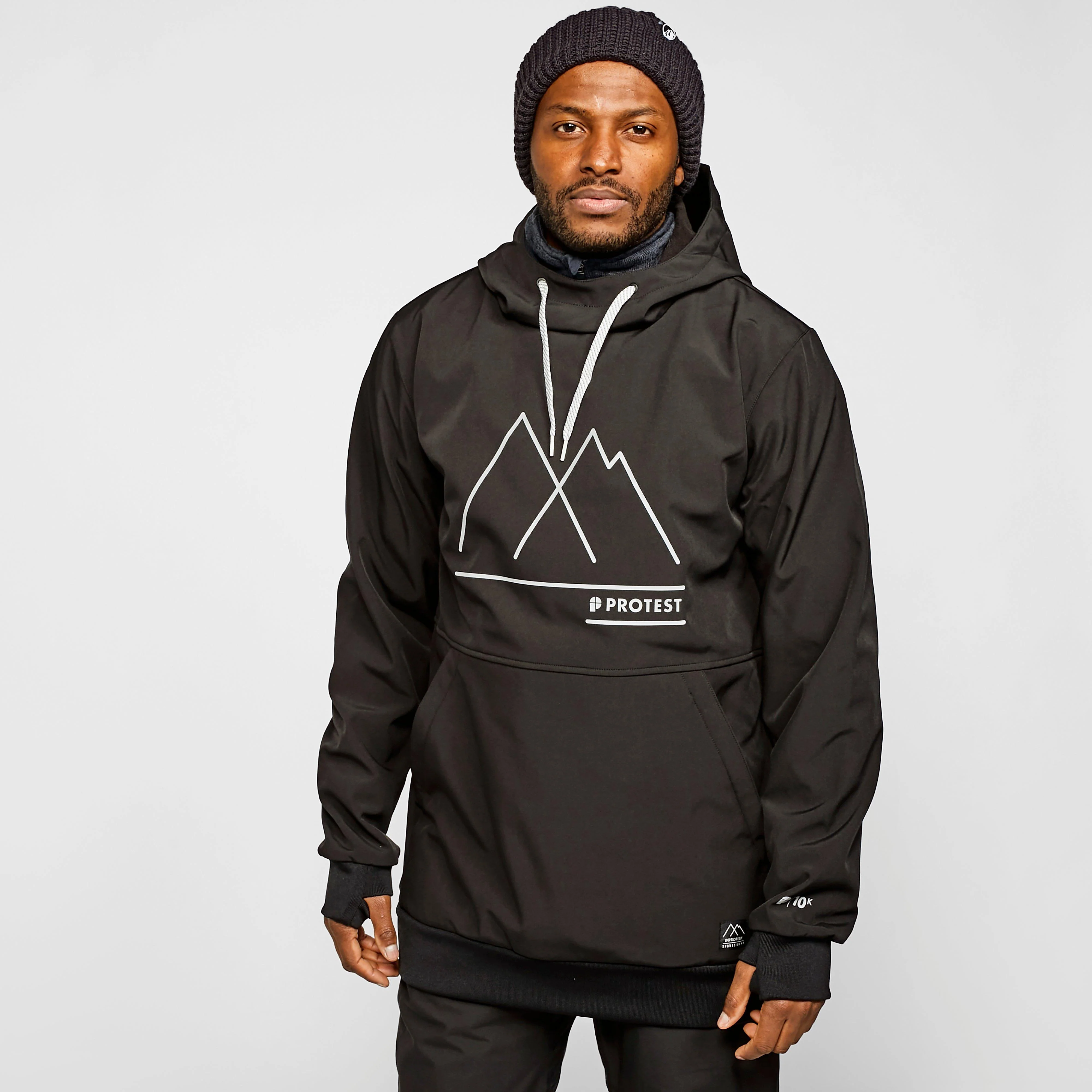 Men’s Melton Softshell Anorak Ski Jacket - Image 3
