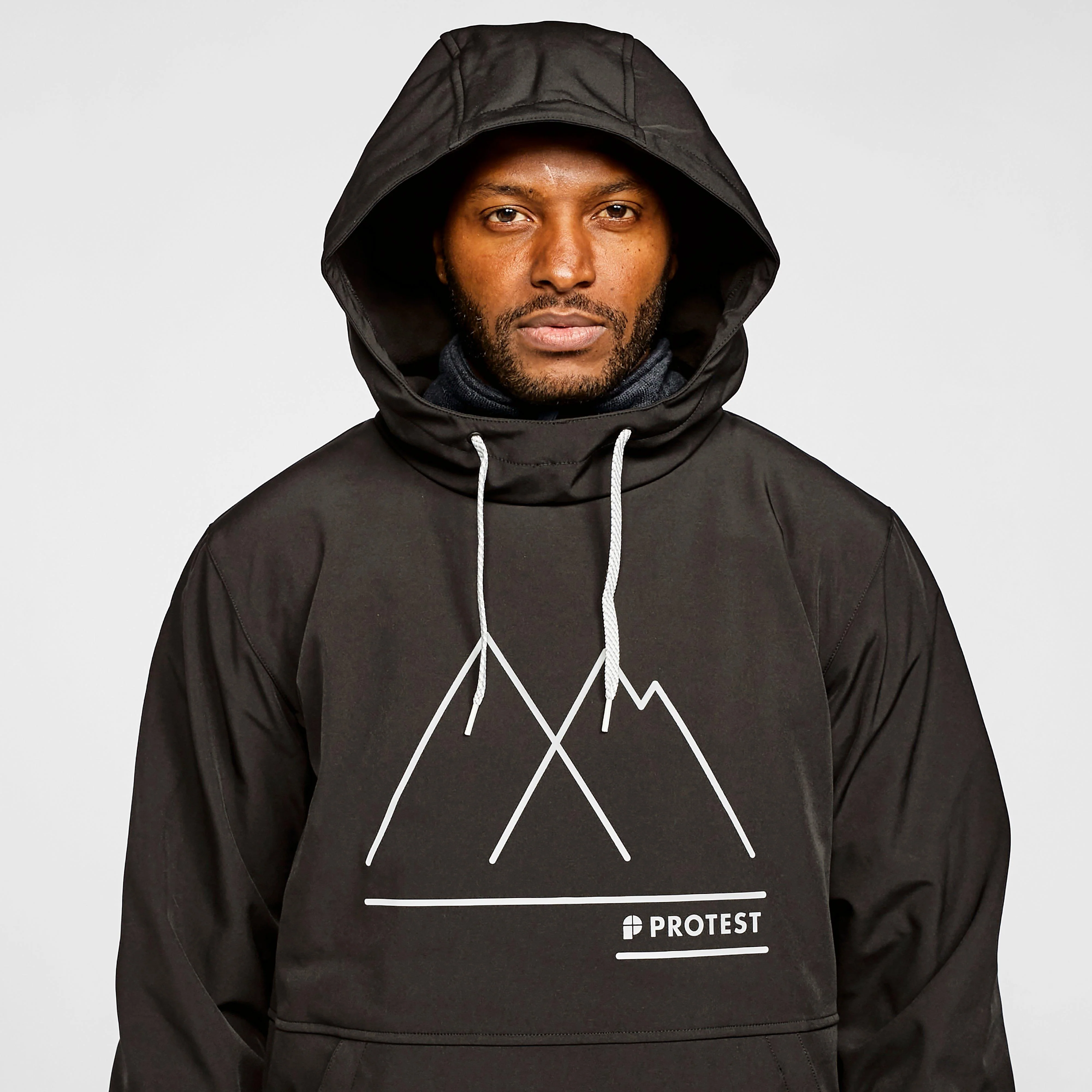 Men’s Melton Softshell Anorak Ski Jacket - Image 5