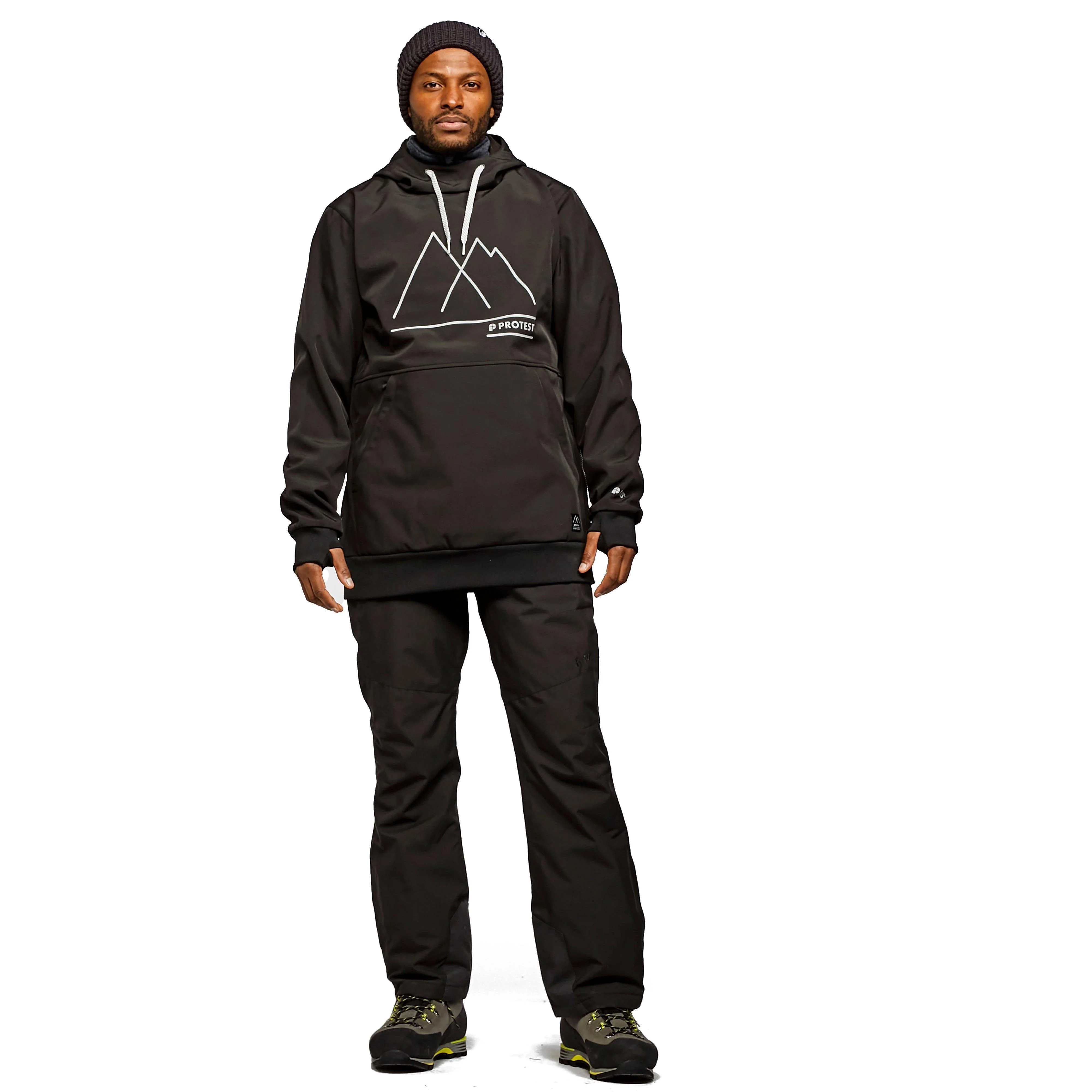 Men’s Melton Softshell Anorak Ski Jacket - Image 8