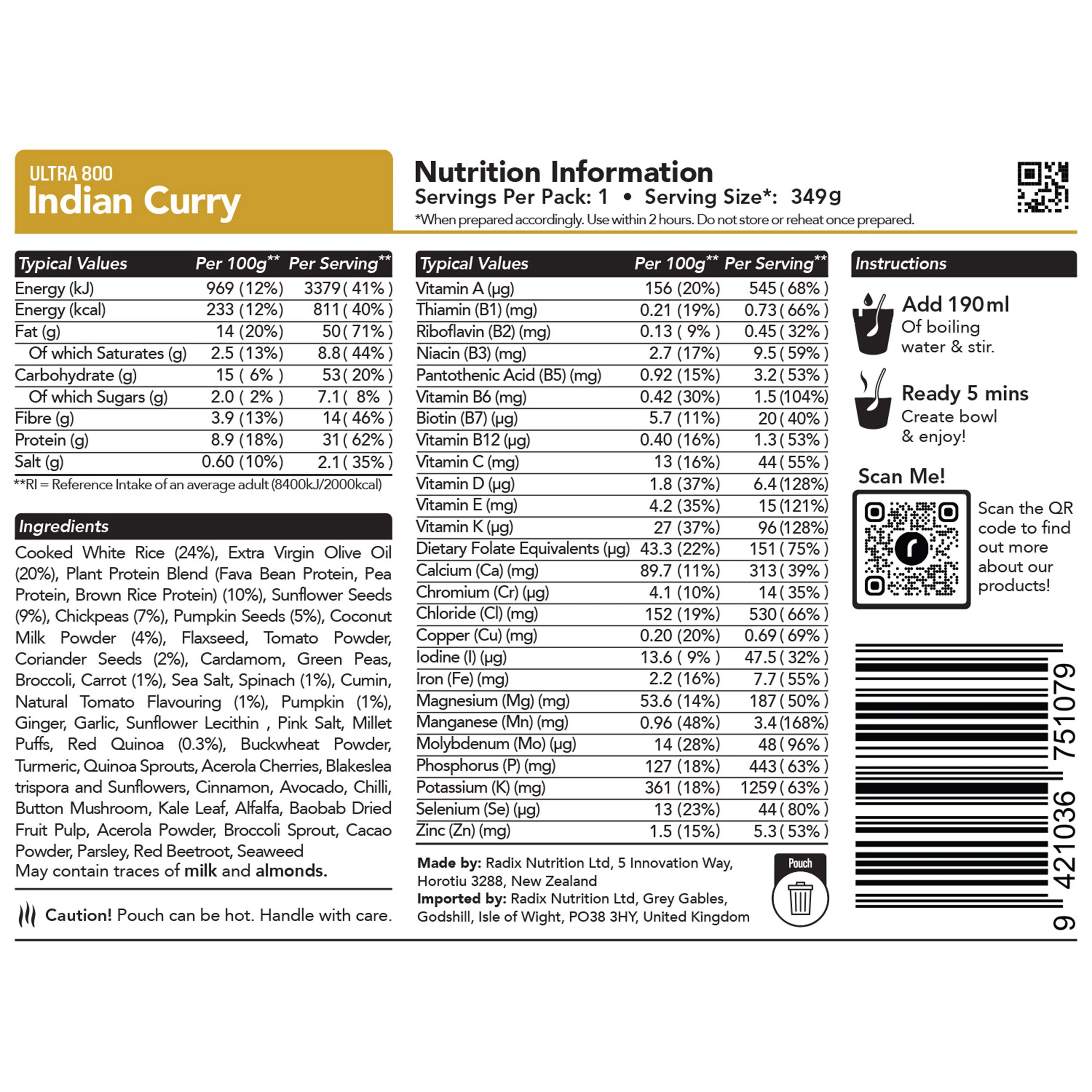 Indian Curry Meal 800 - Image 4