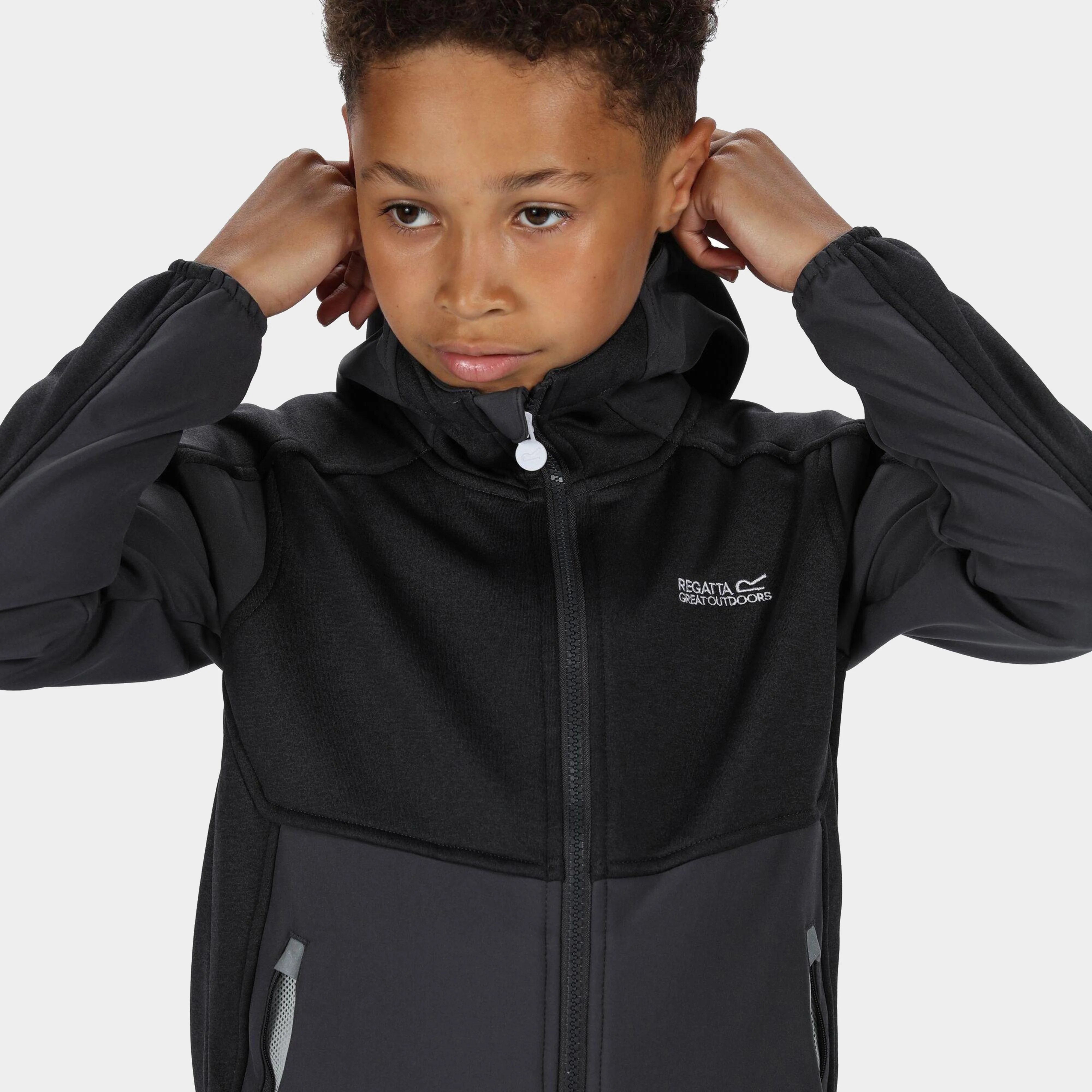 Kids' Bracknell II Softshell Jacket - Image 2
