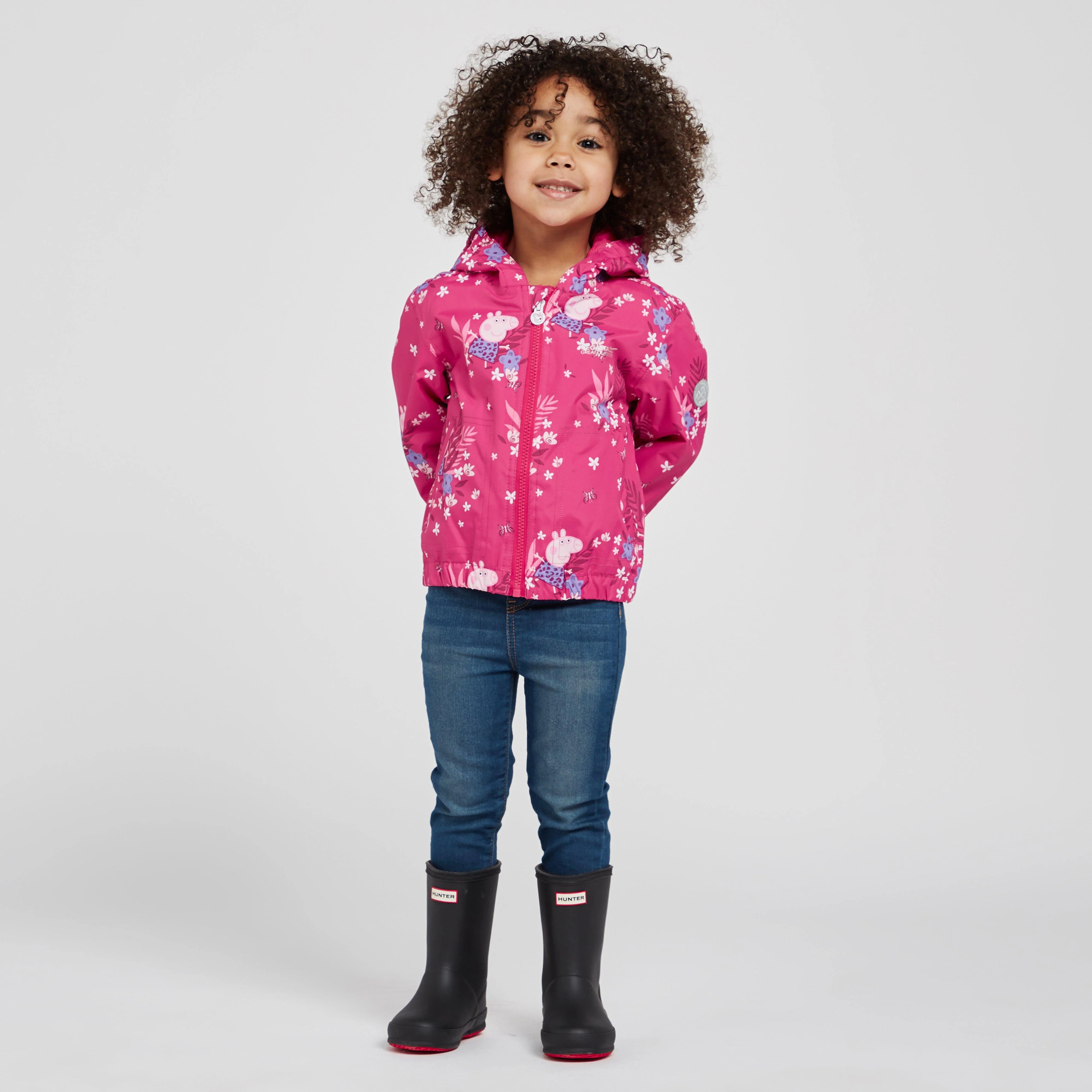 Kids' Peppa Pig Muddy Puddle Waterproof Jacket - Image 3