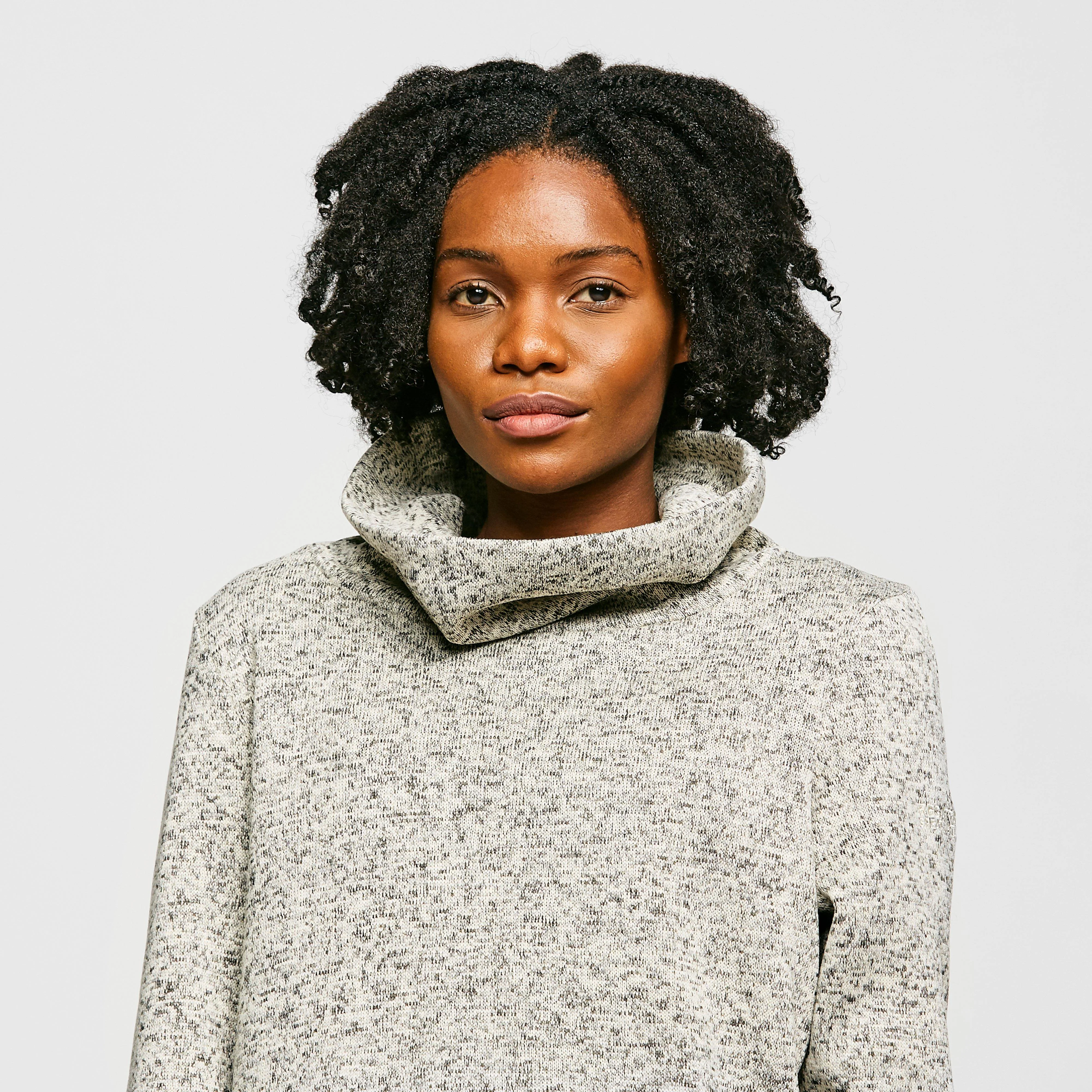 Women’s Hedda Cowl Neck Knit Effect Fleece - Image 2