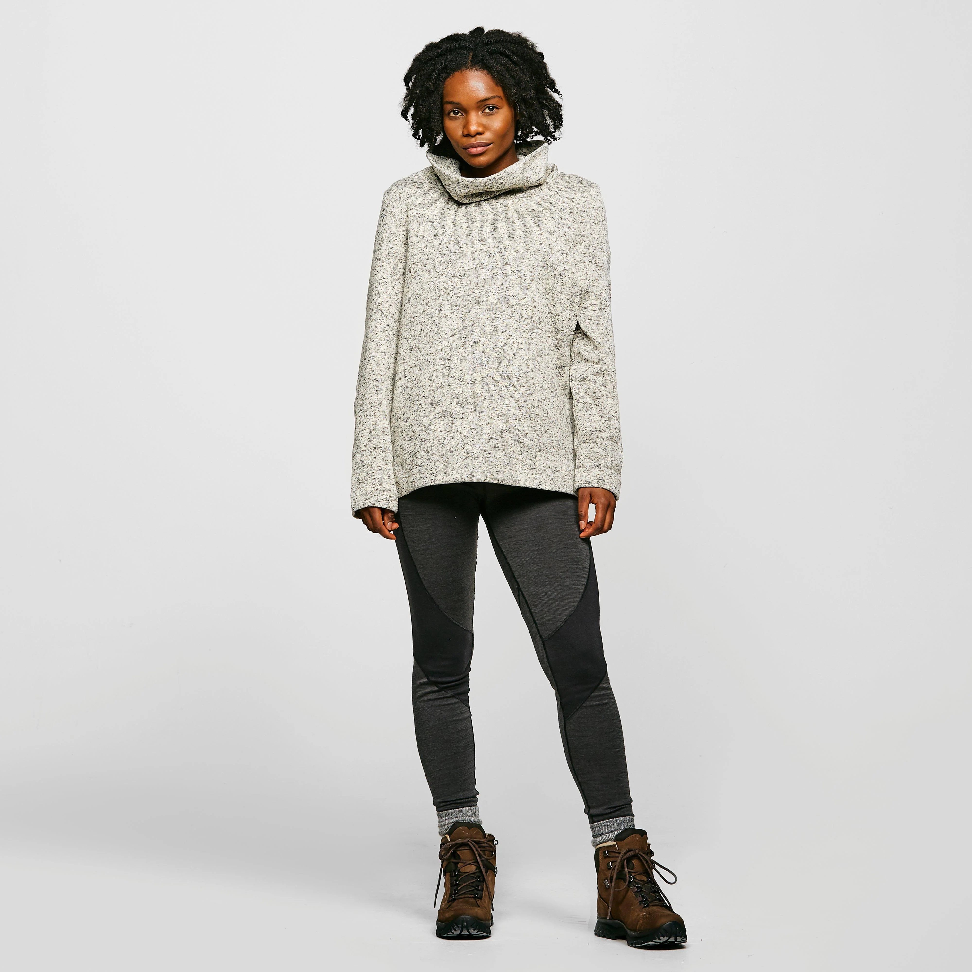 Women’s Hedda Cowl Neck Knit Effect Fleece - Image 3