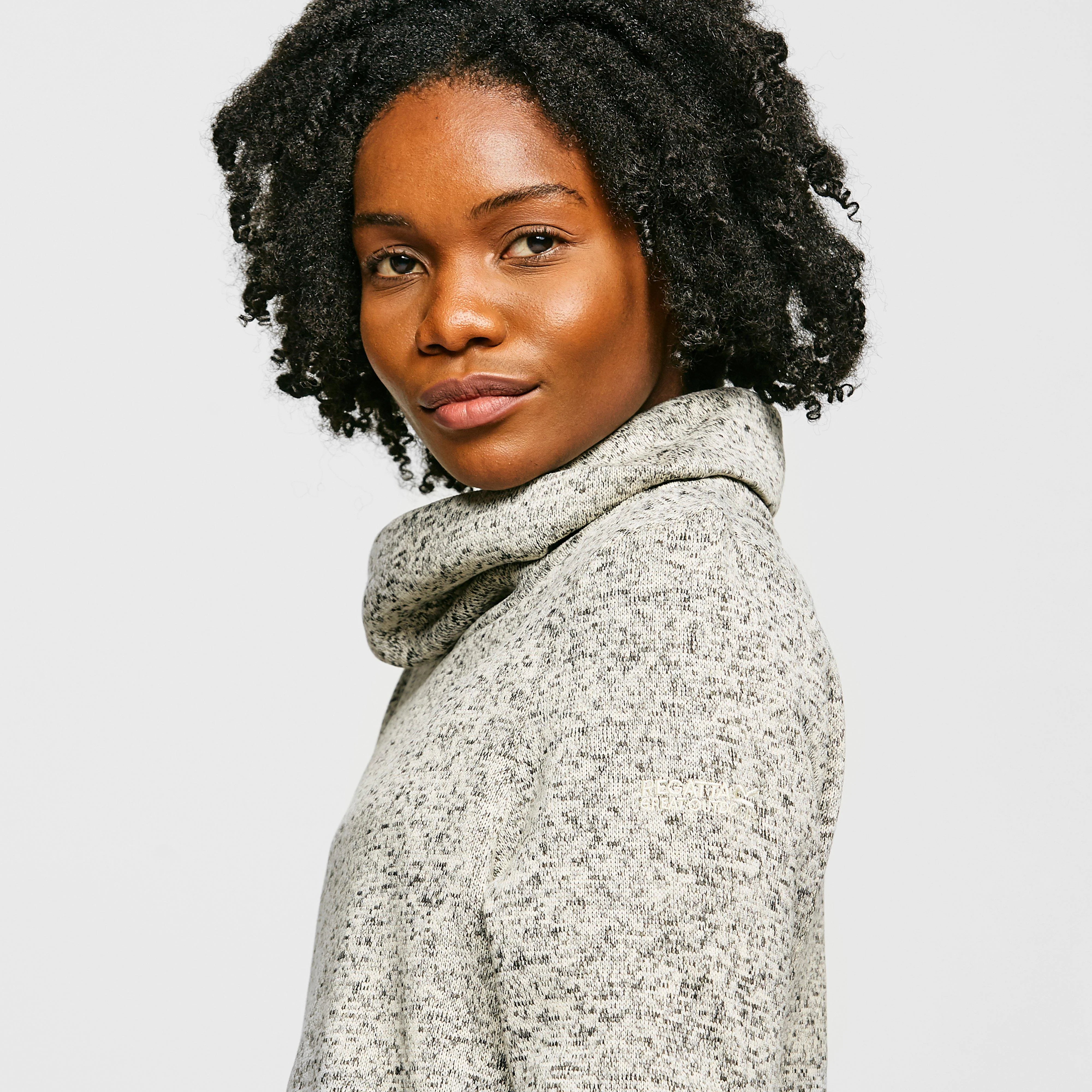 Women’s Hedda Cowl Neck Knit Effect Fleece - Image 4
