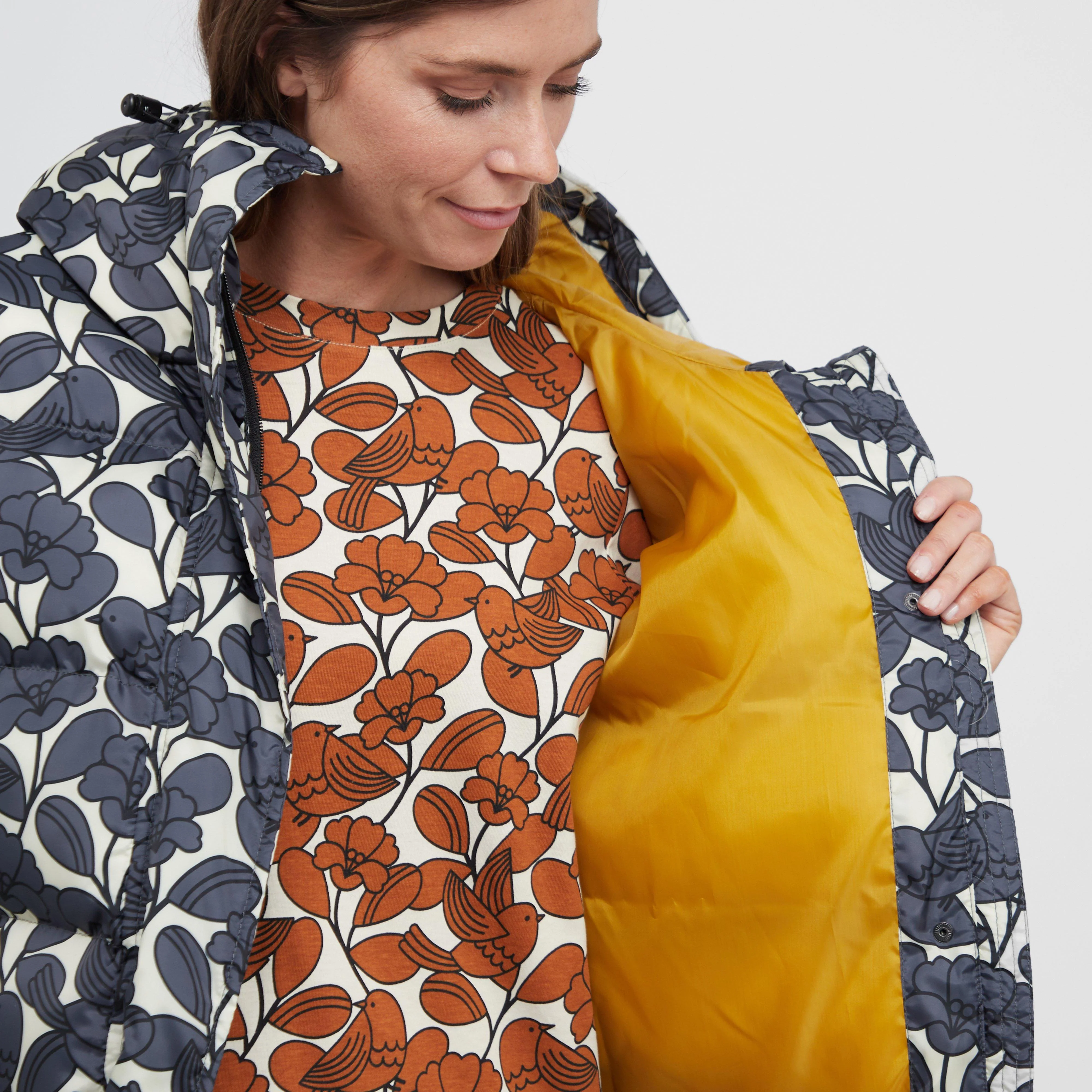 Women’s Orla Kiely Padded Jacket - Image 8