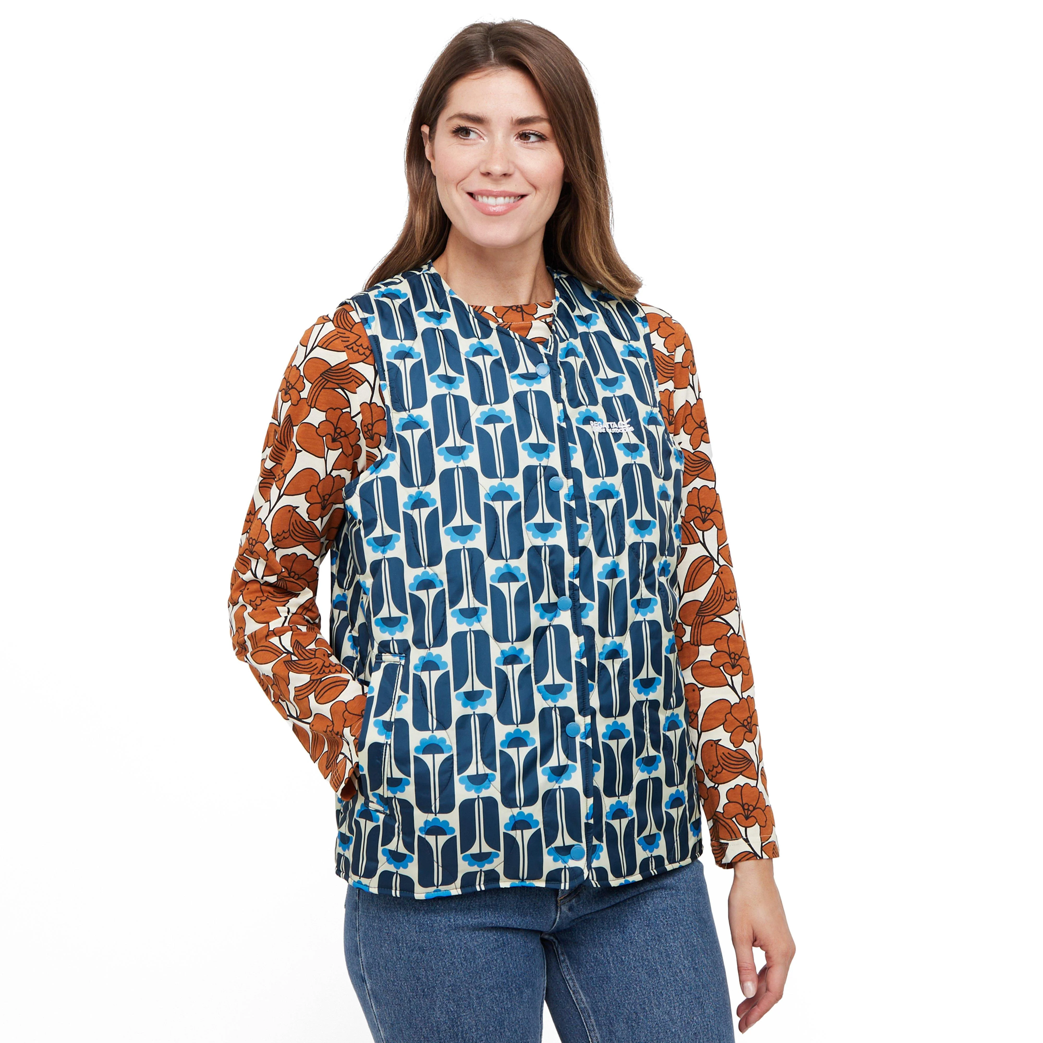 Women’s Orla Kiely Quilted Gilet - Image 8