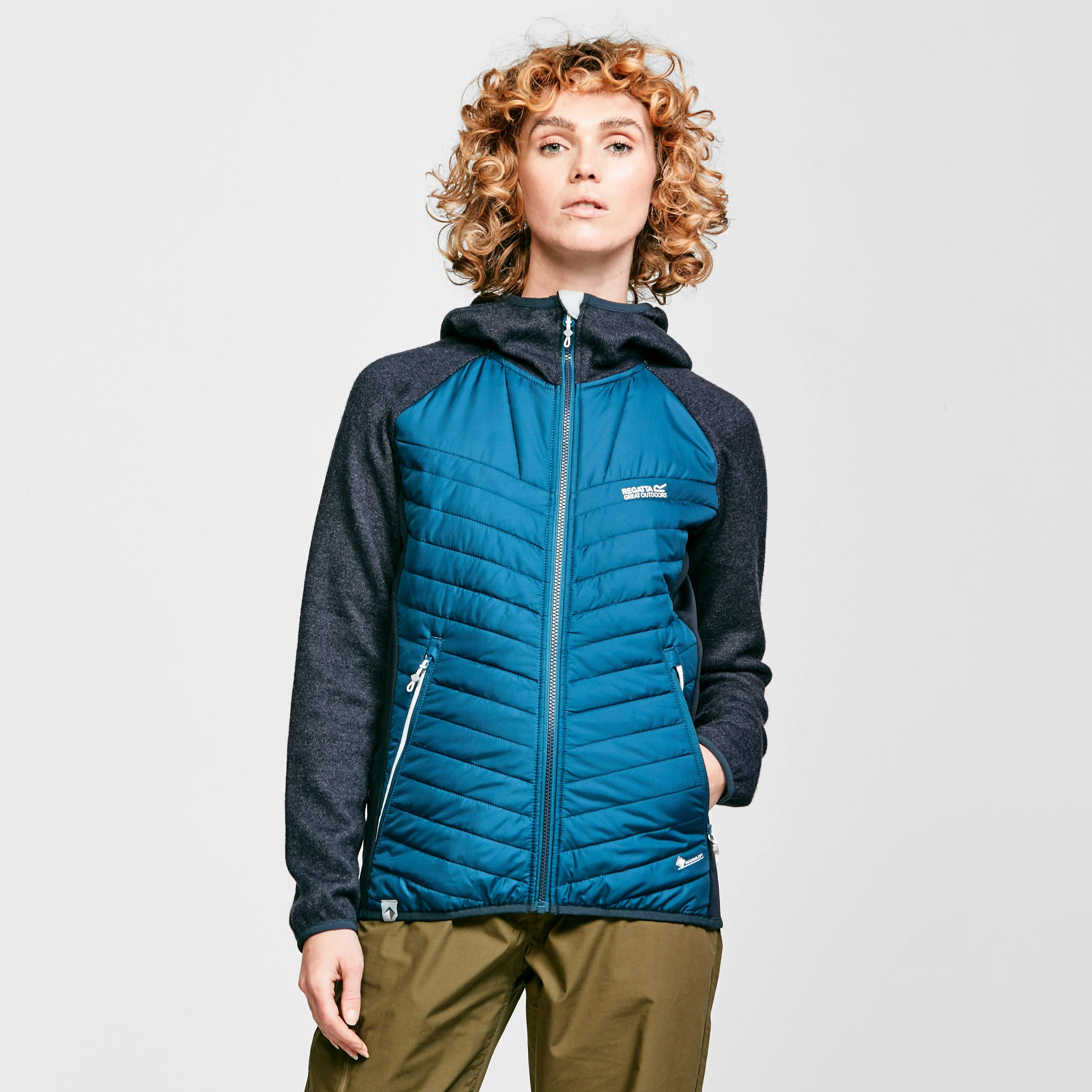Womens Pemble II Hybrid FullZip Hooded Fleece