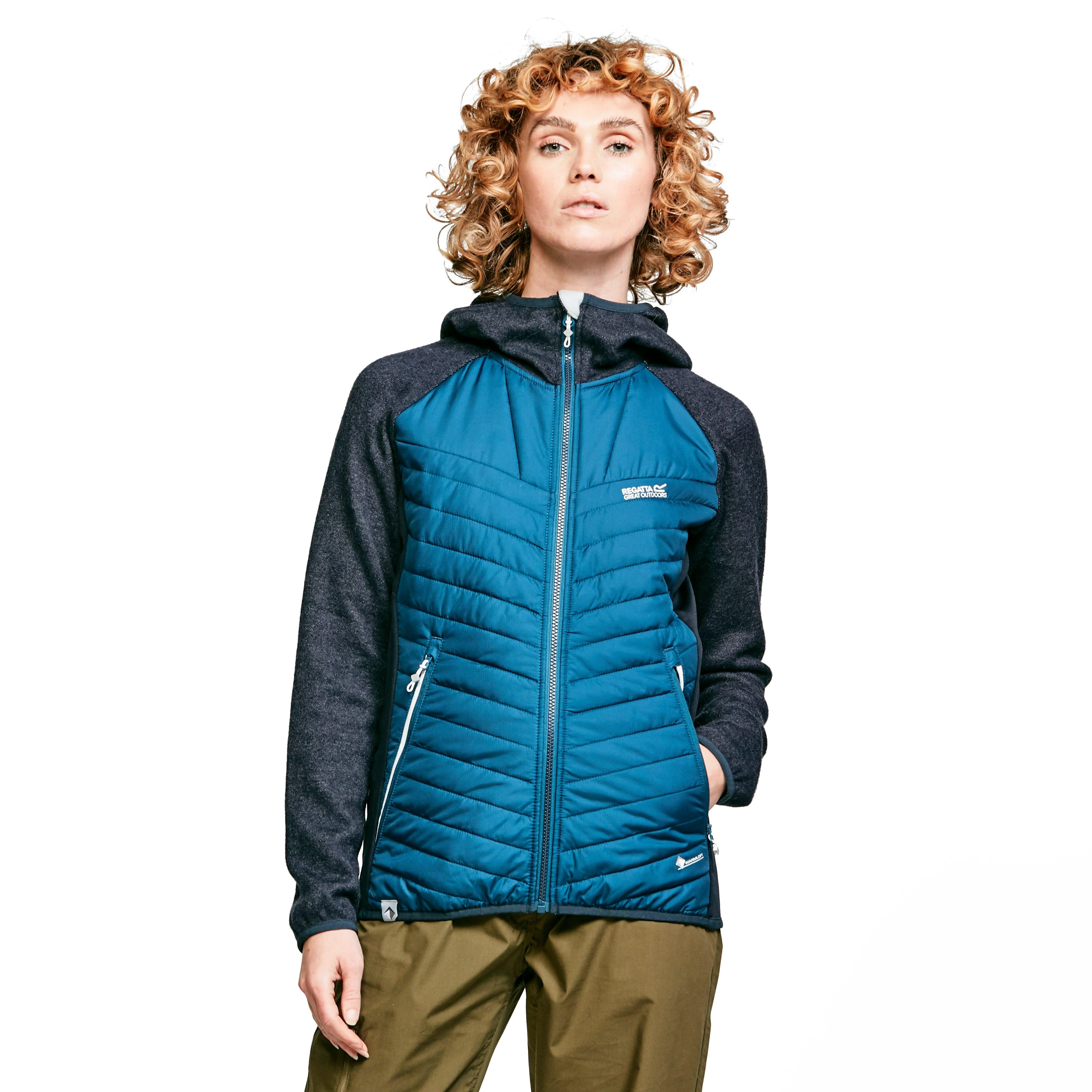 Womens Pemble II Hybrid FullZip Hooded Fleece - Image 10