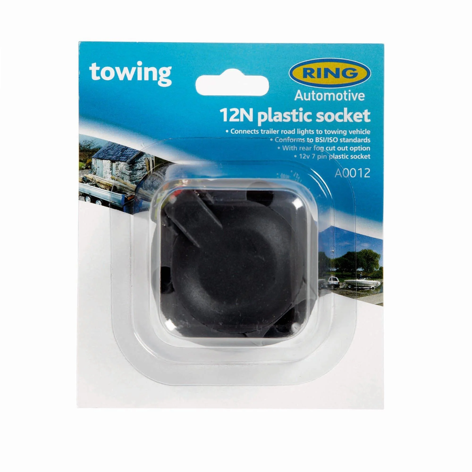 12N 7 Pin Plastic Socket (A008) - Image 3