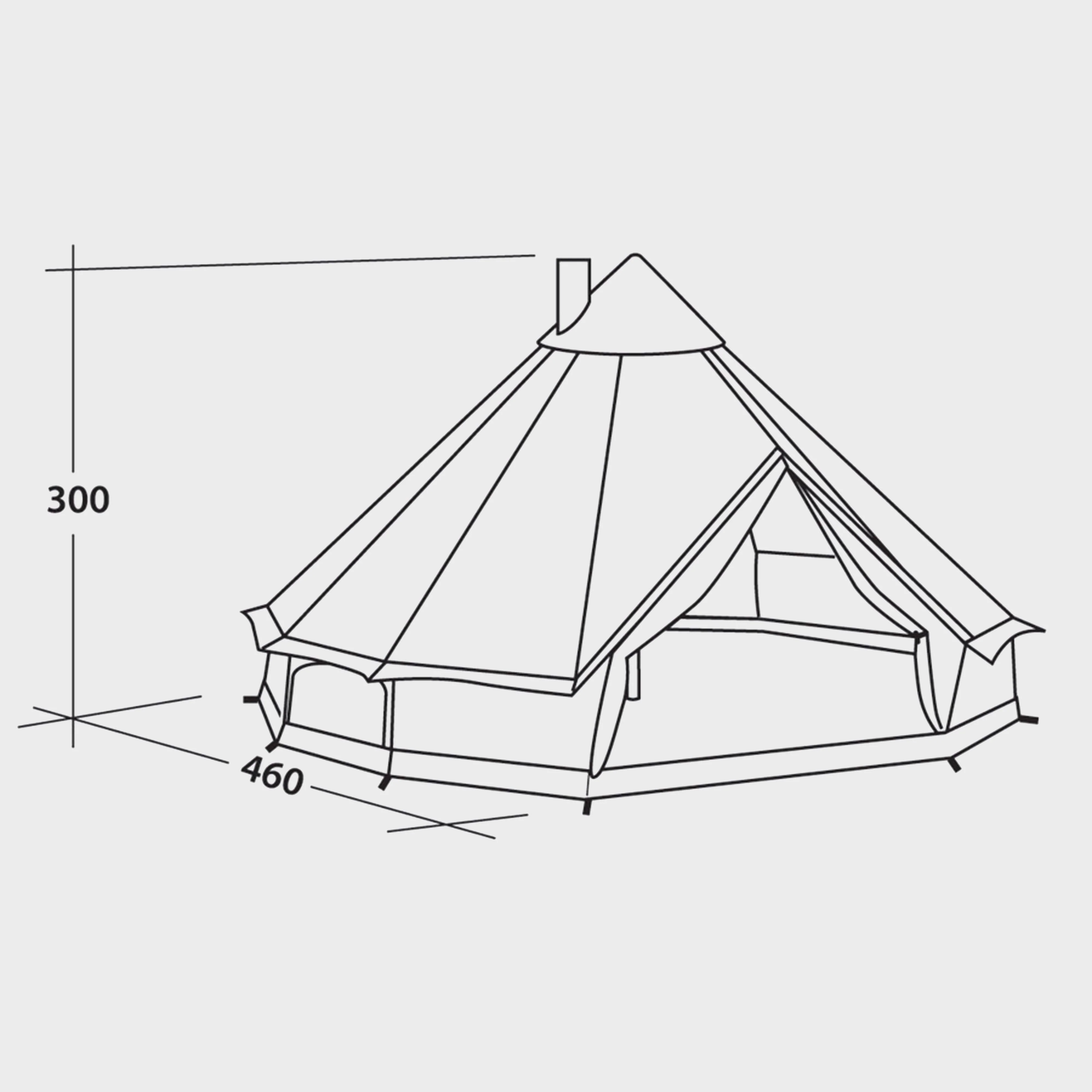 Klondike Grande Tipi Family Tent - Image 3