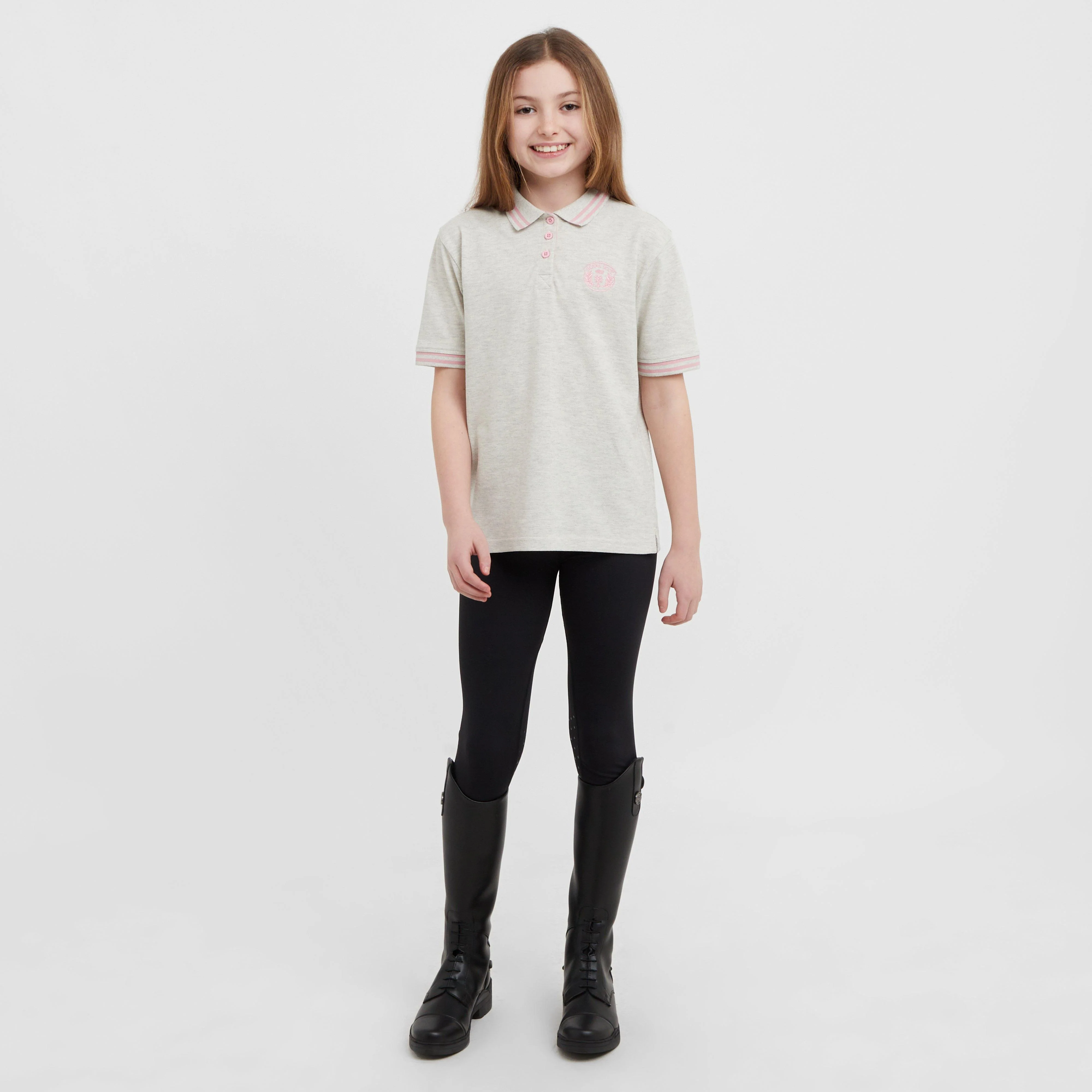 Kids' Ffion Short Sleeved Polo Shirt - Image 3