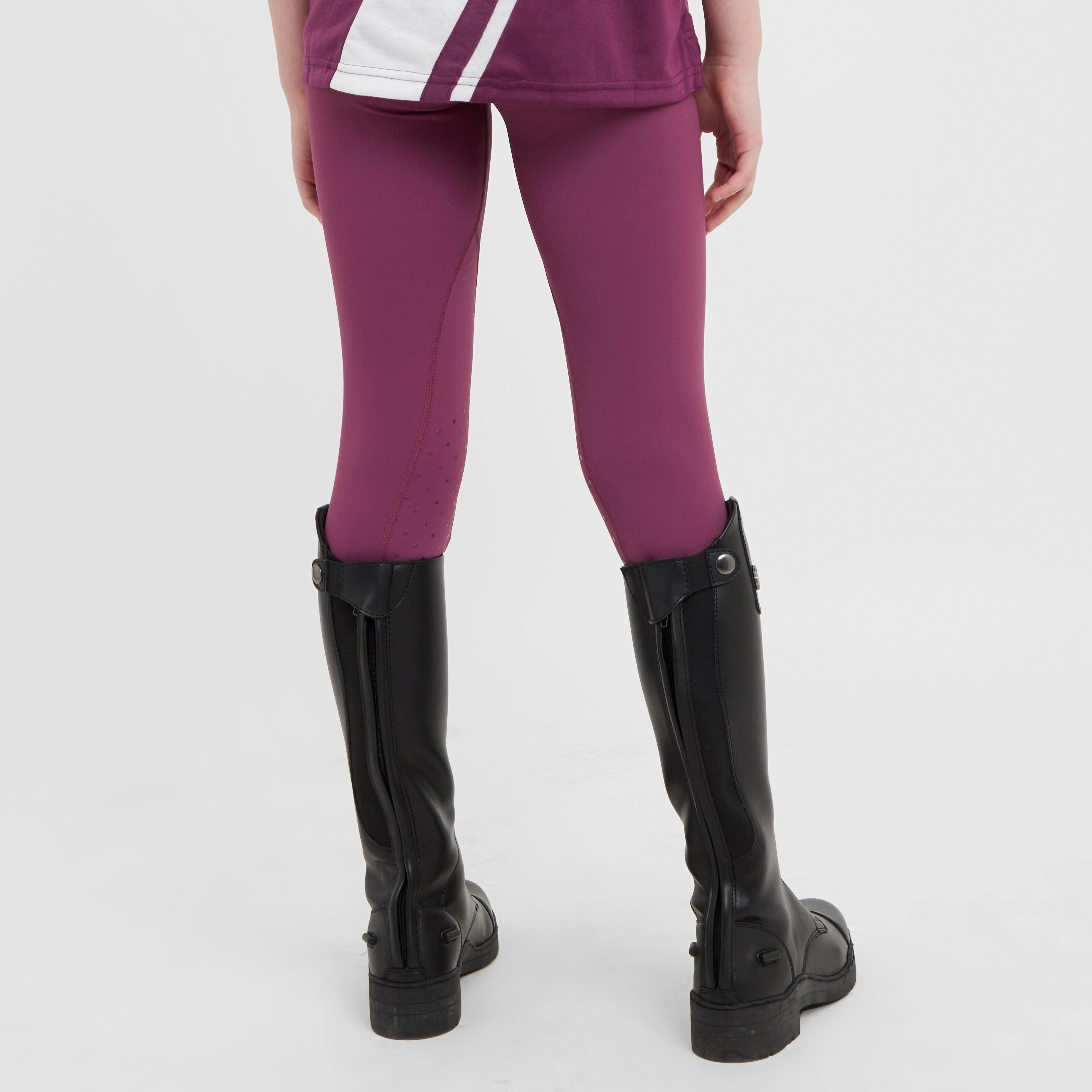 Kids' Ivy Knee Patch Riding Tights - Image 2