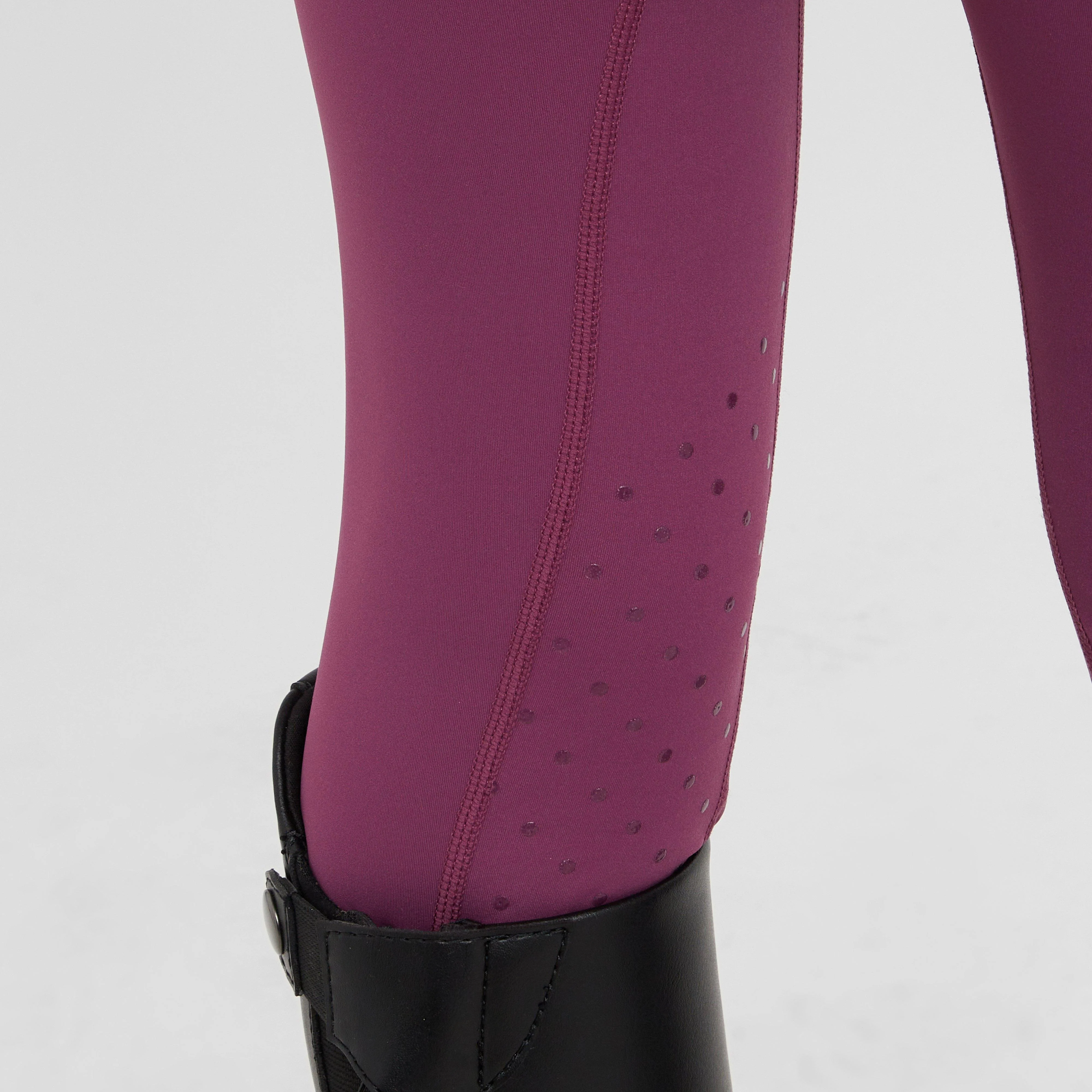 Kids' Ivy Knee Patch Riding Tights - Image 5