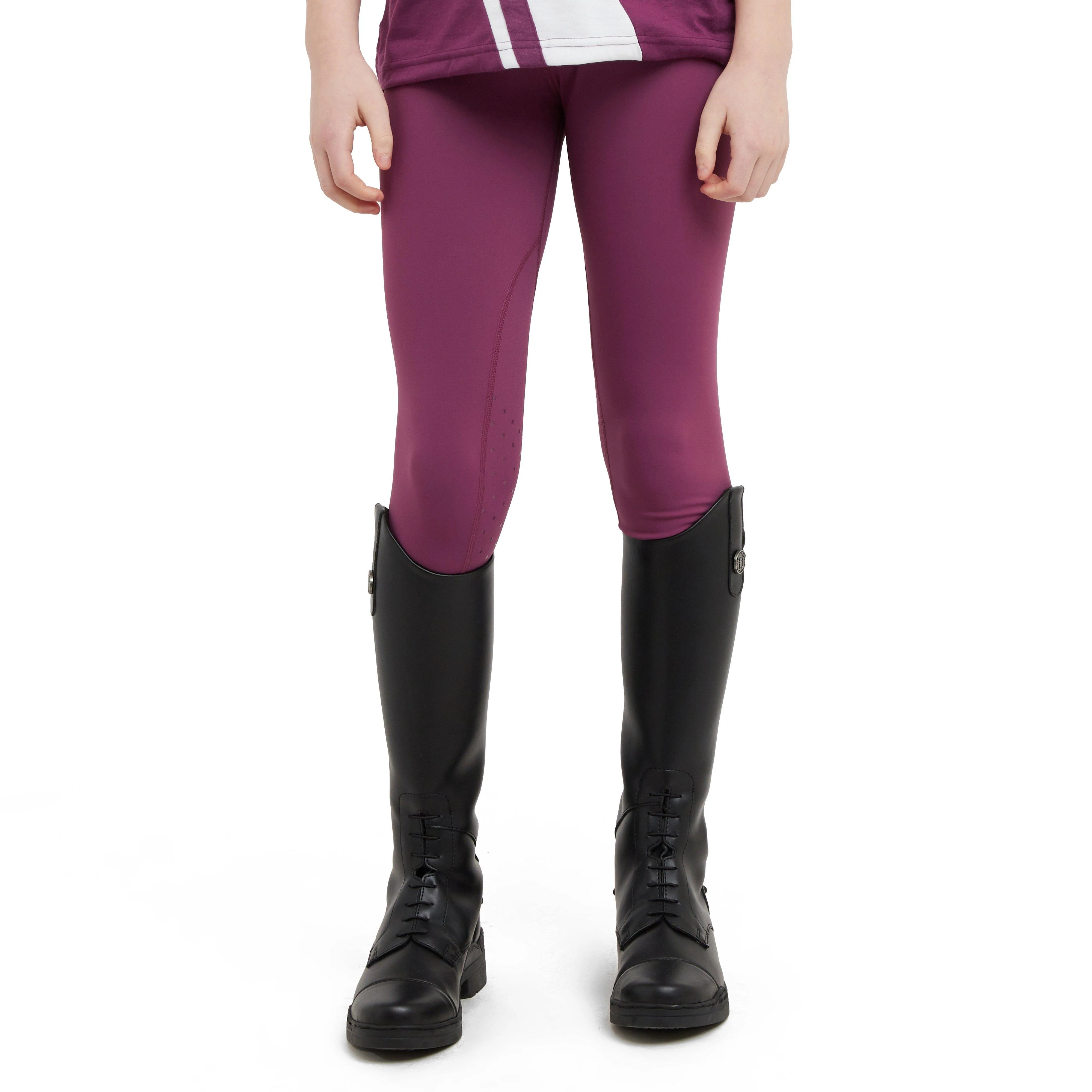 Kids' Ivy Knee Patch Riding Tights - Image 8