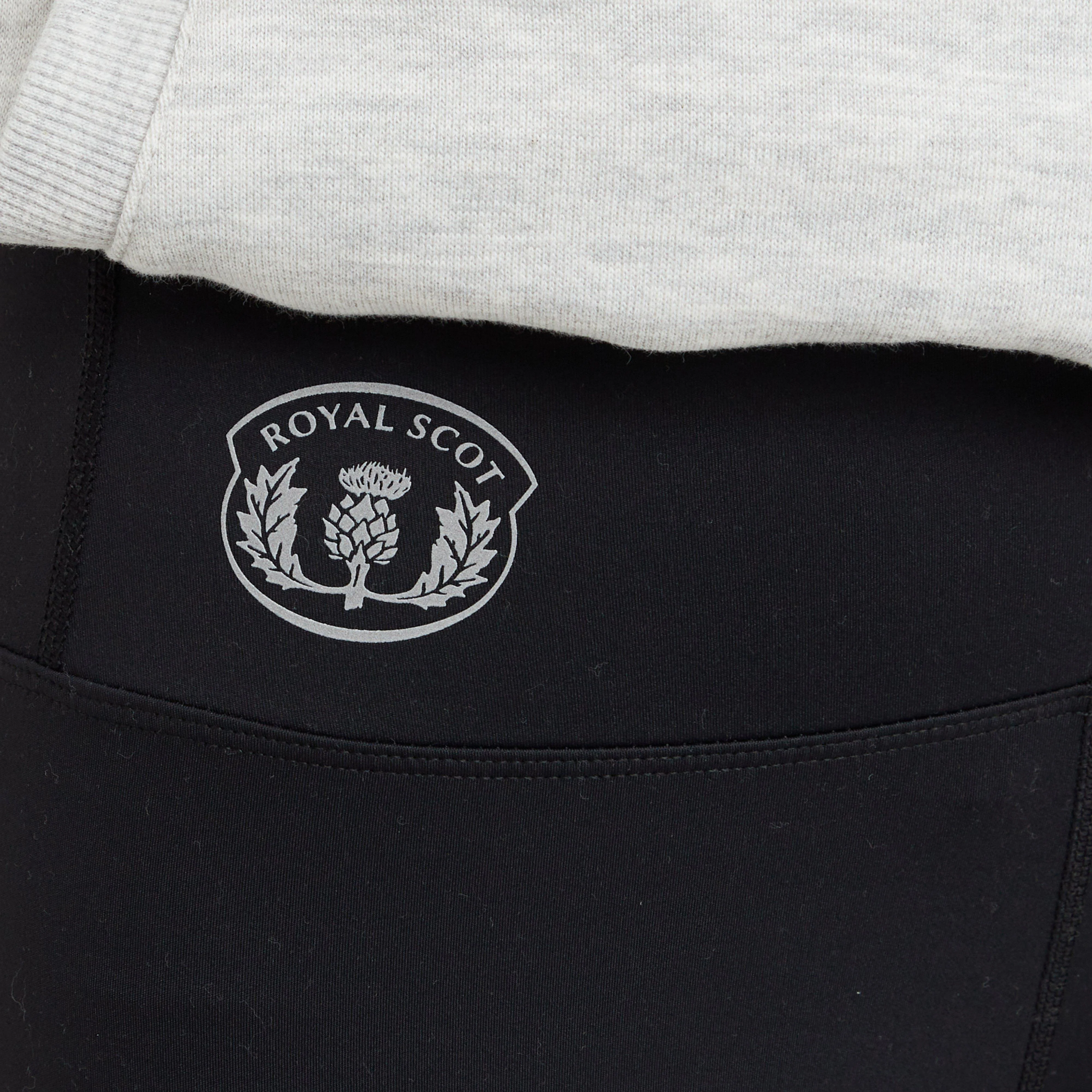 Kids’ Ivy Knee Patch Tights Black - Image 4