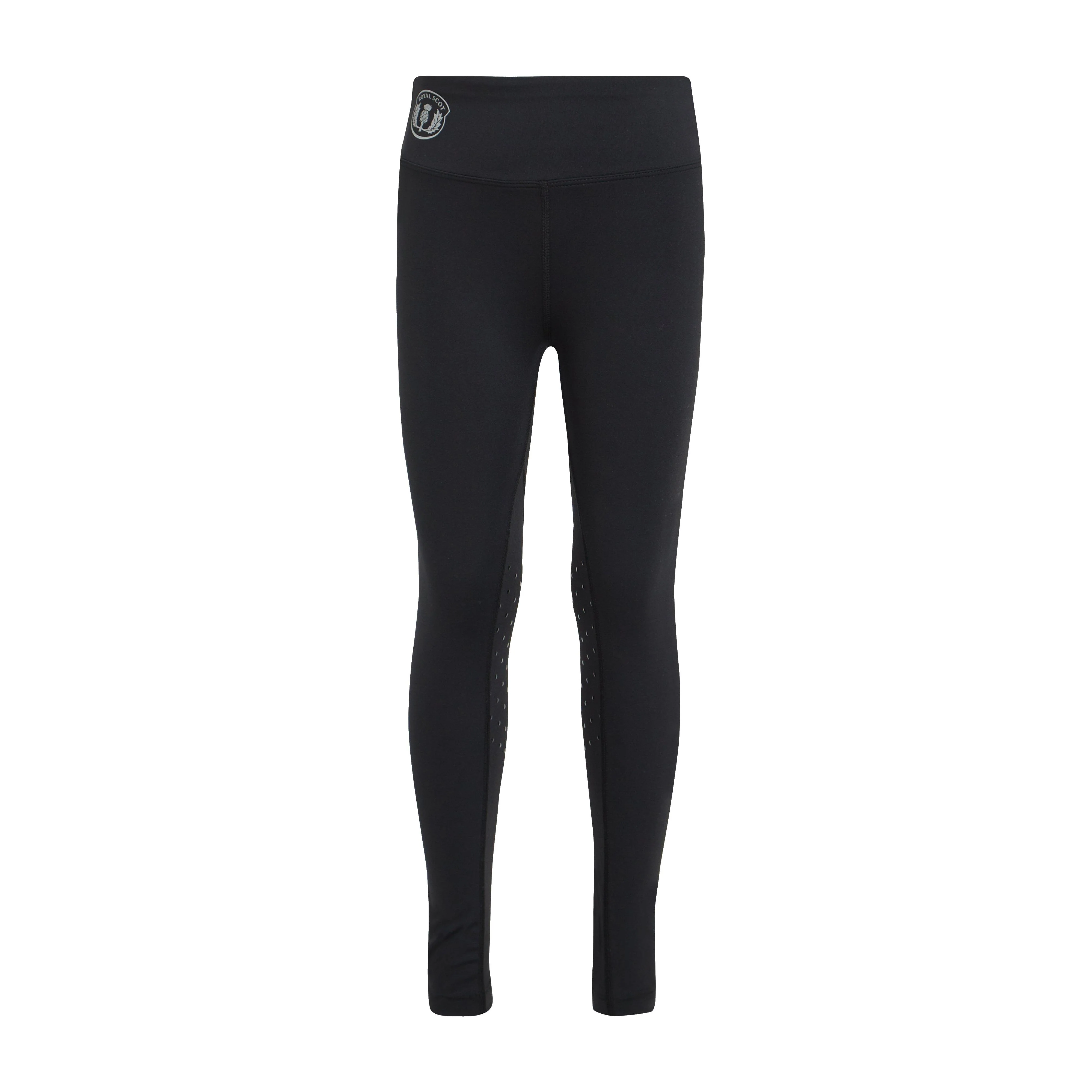 Kids’ Ivy Knee Patch Tights Black - Image 7