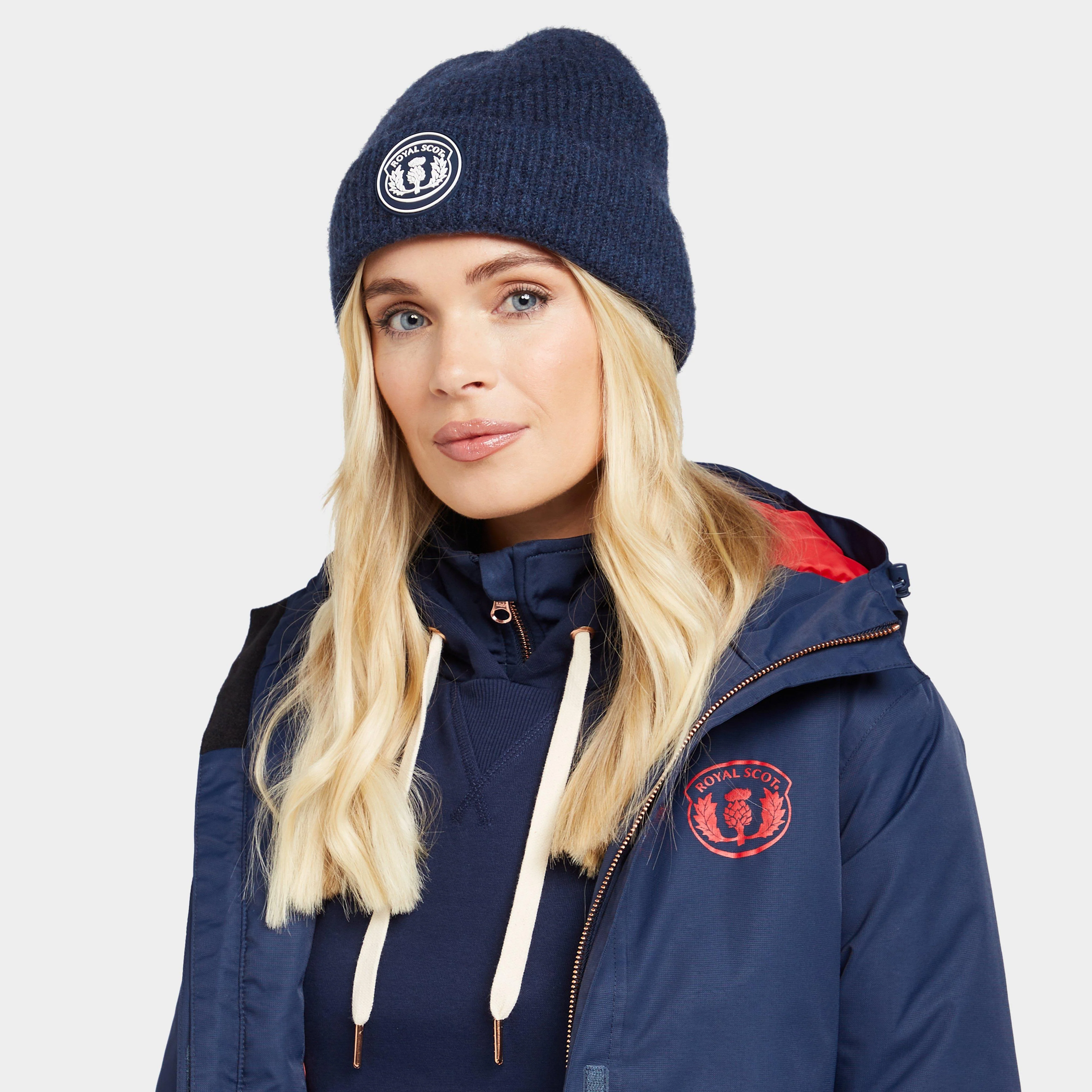 Knitted Beanie Navy - Image 2