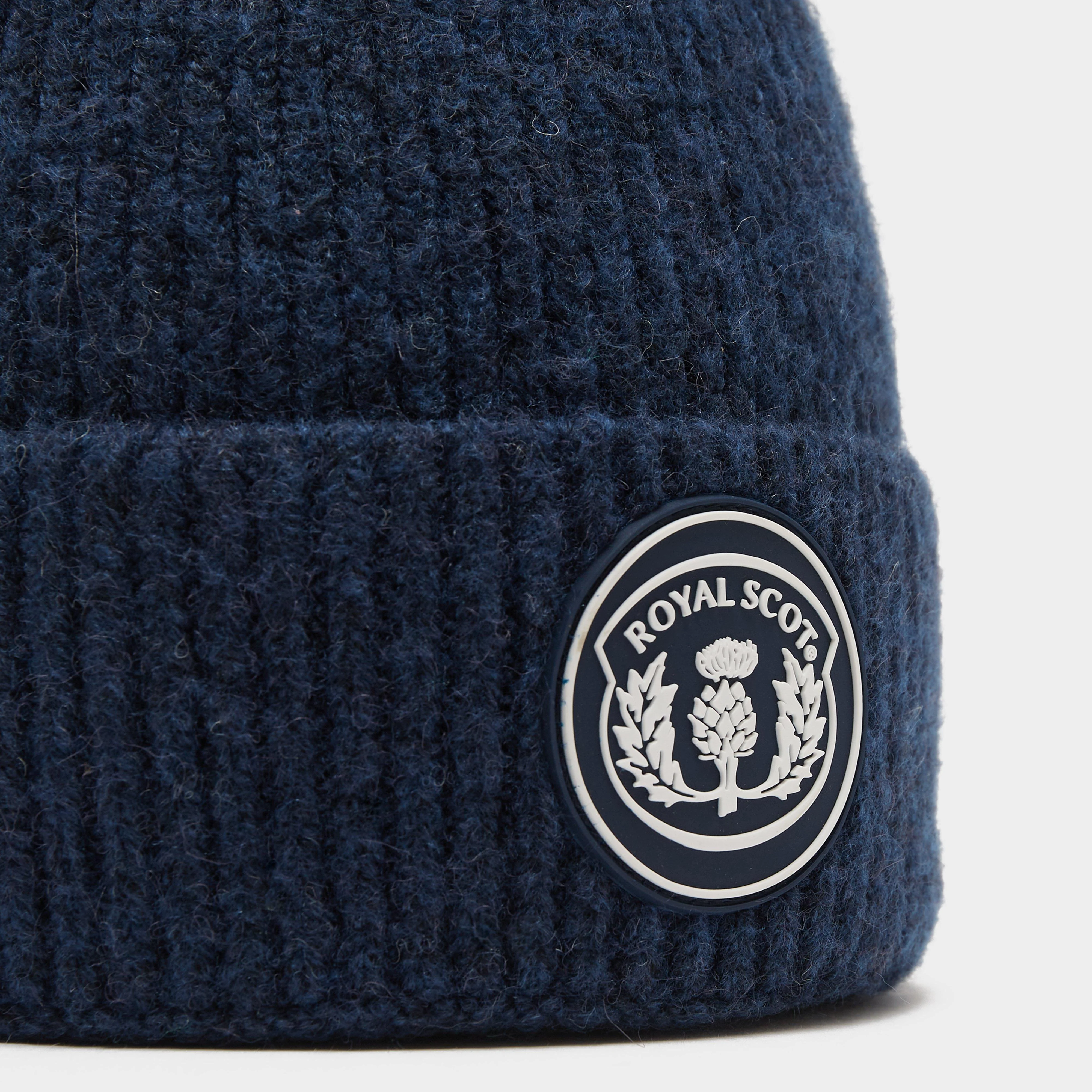 Knitted Beanie Navy - Image 3
