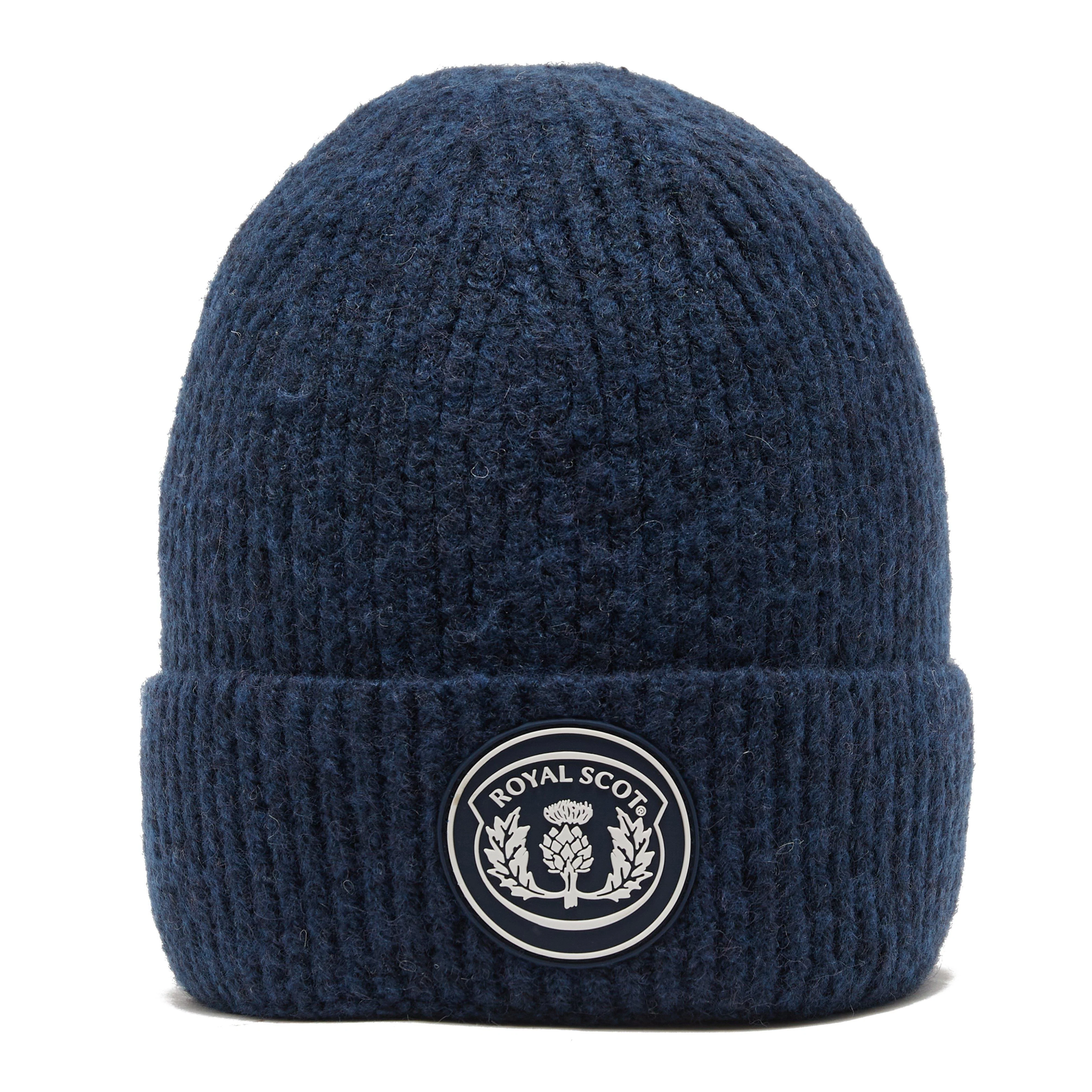Knitted Beanie Navy - Image 4