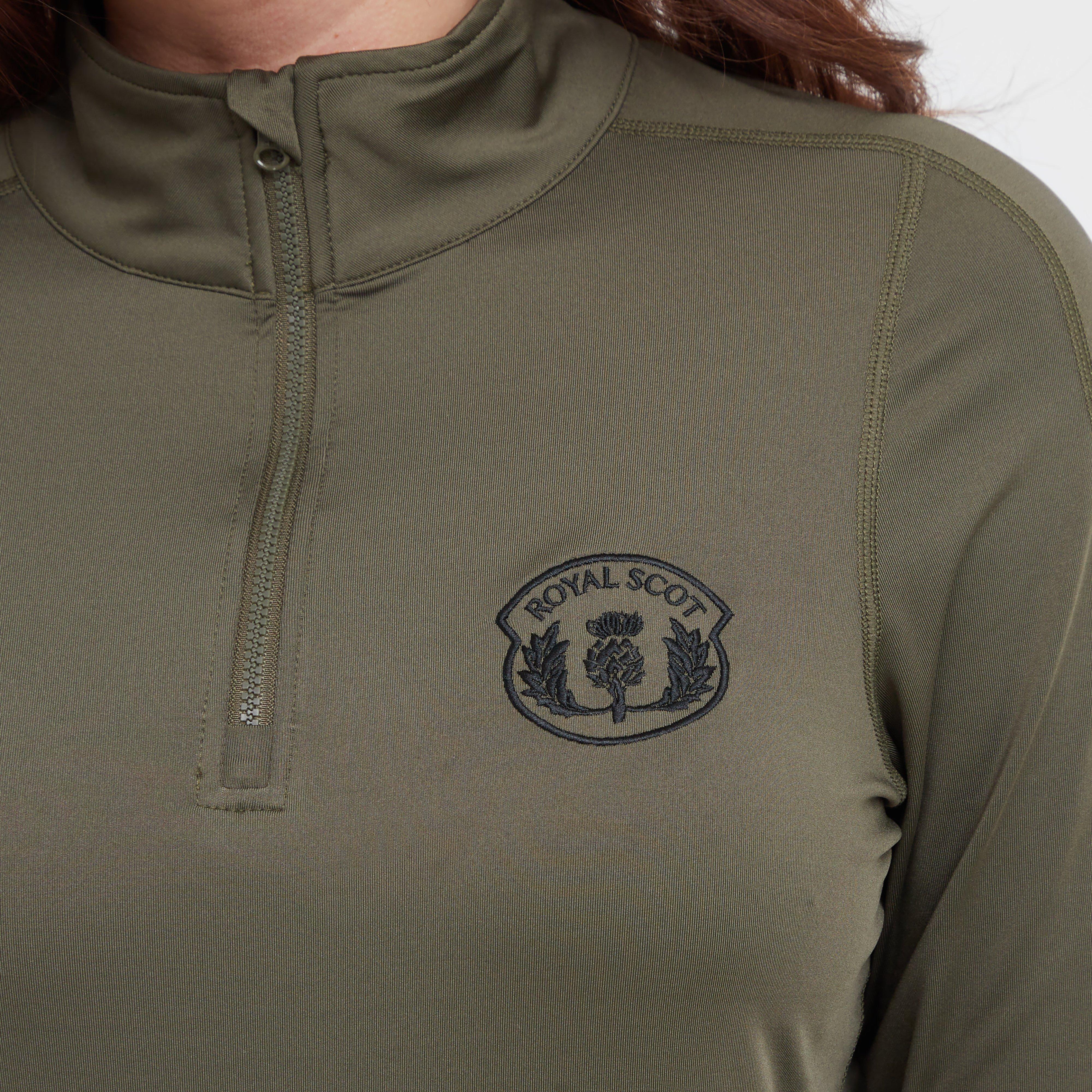 Women's Gracie Long Sleeve Baselayer Top Khaki - Image 4