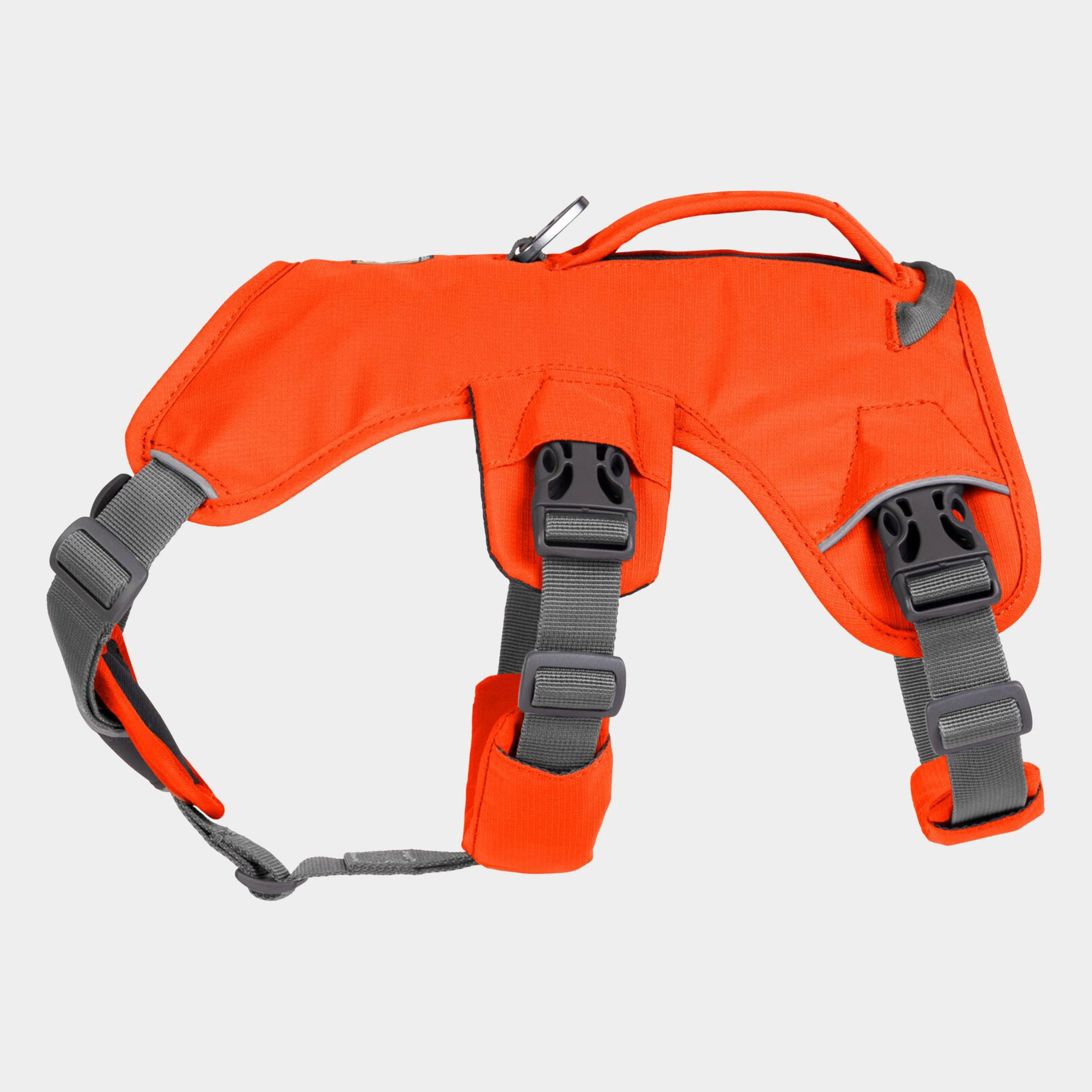 Web Master Dog Harness With Handle Blaze Orange - Image 3